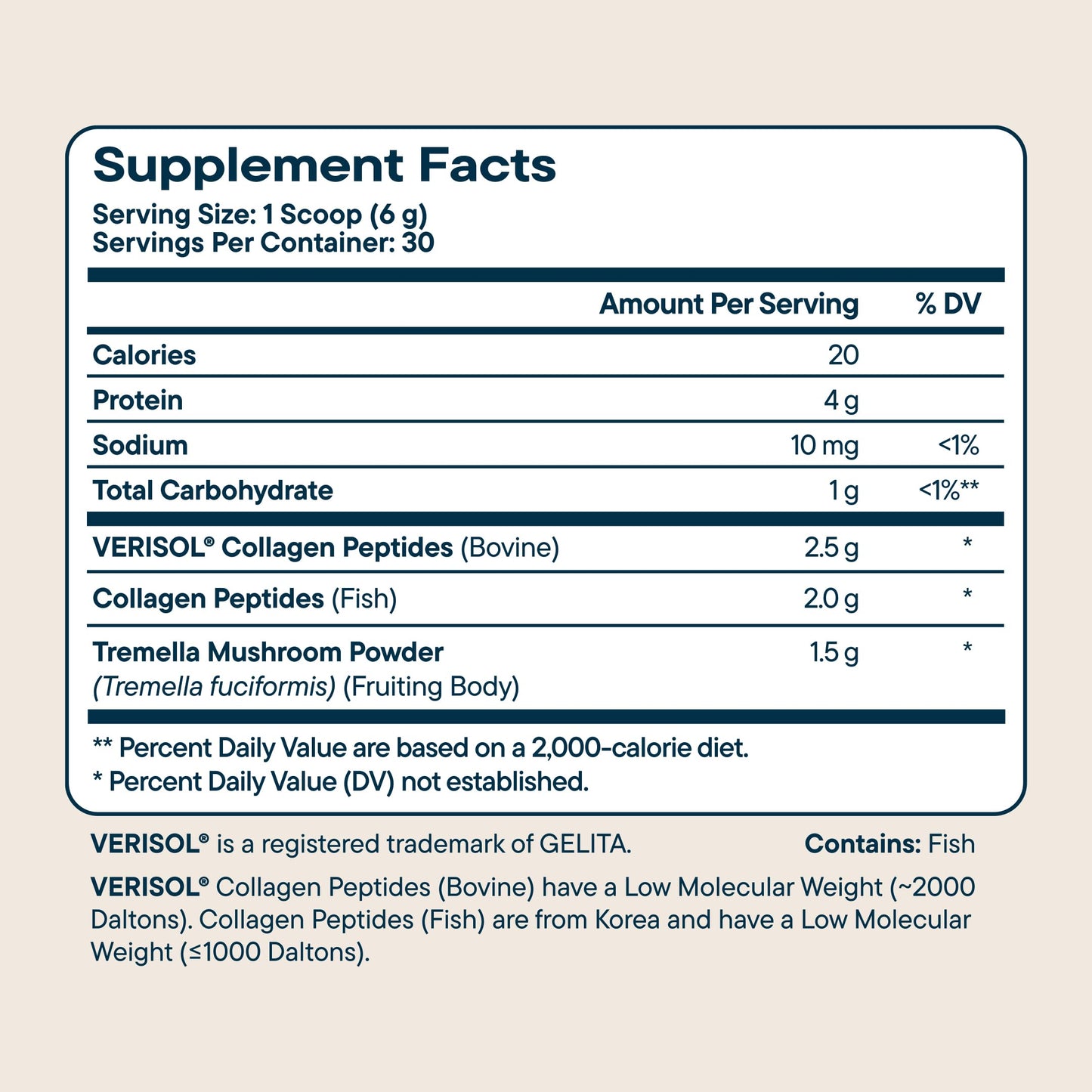 Santo Remedio K-Bella Collagen Complex Dietary Supplement - 30 Servings Powder 6.3 Ounce
