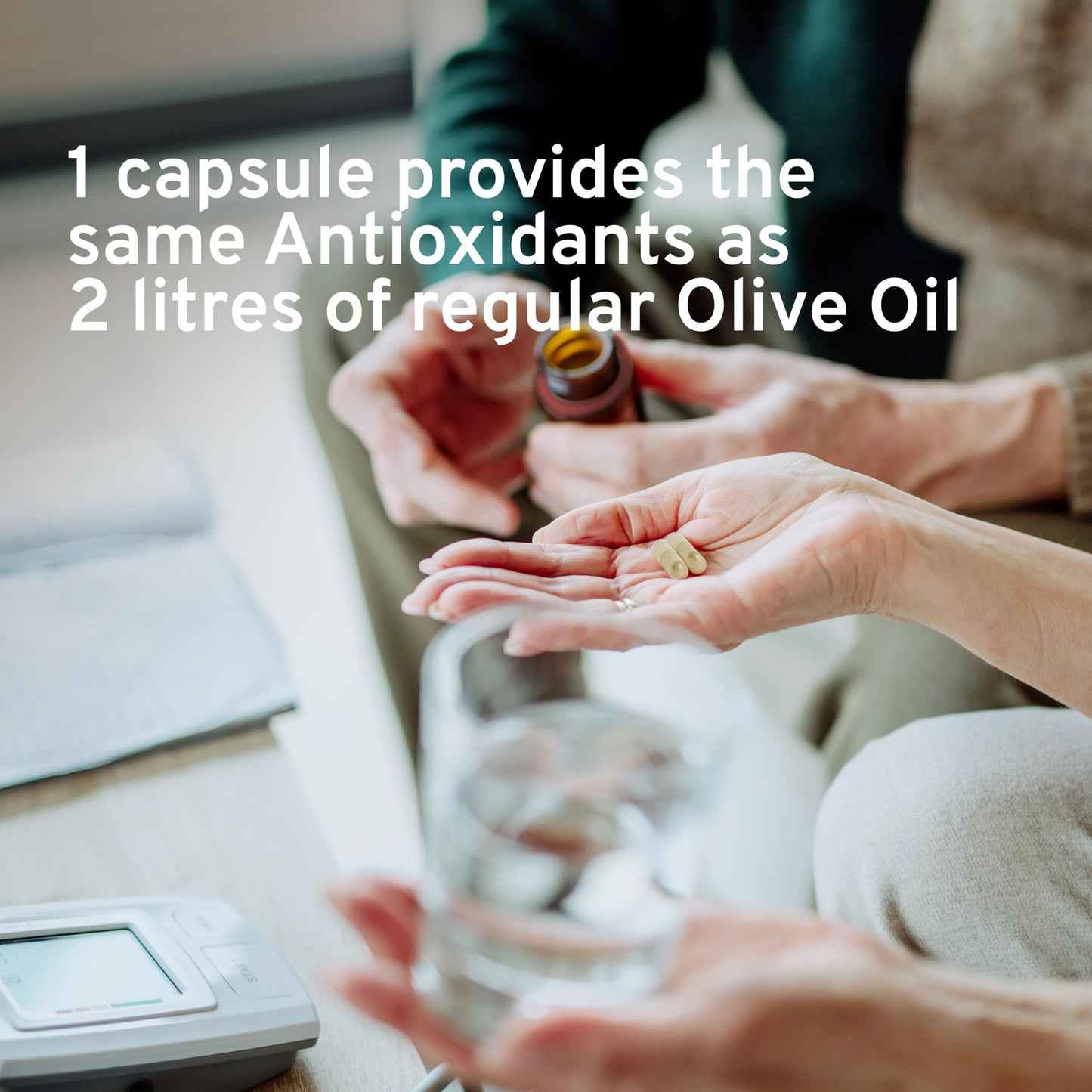 OLIVIE LES BIENFAITS DE L'OLIVIER Olivie Force/Rich Olive Leaf & Fruit Antioxidant Supplement Capsules 100