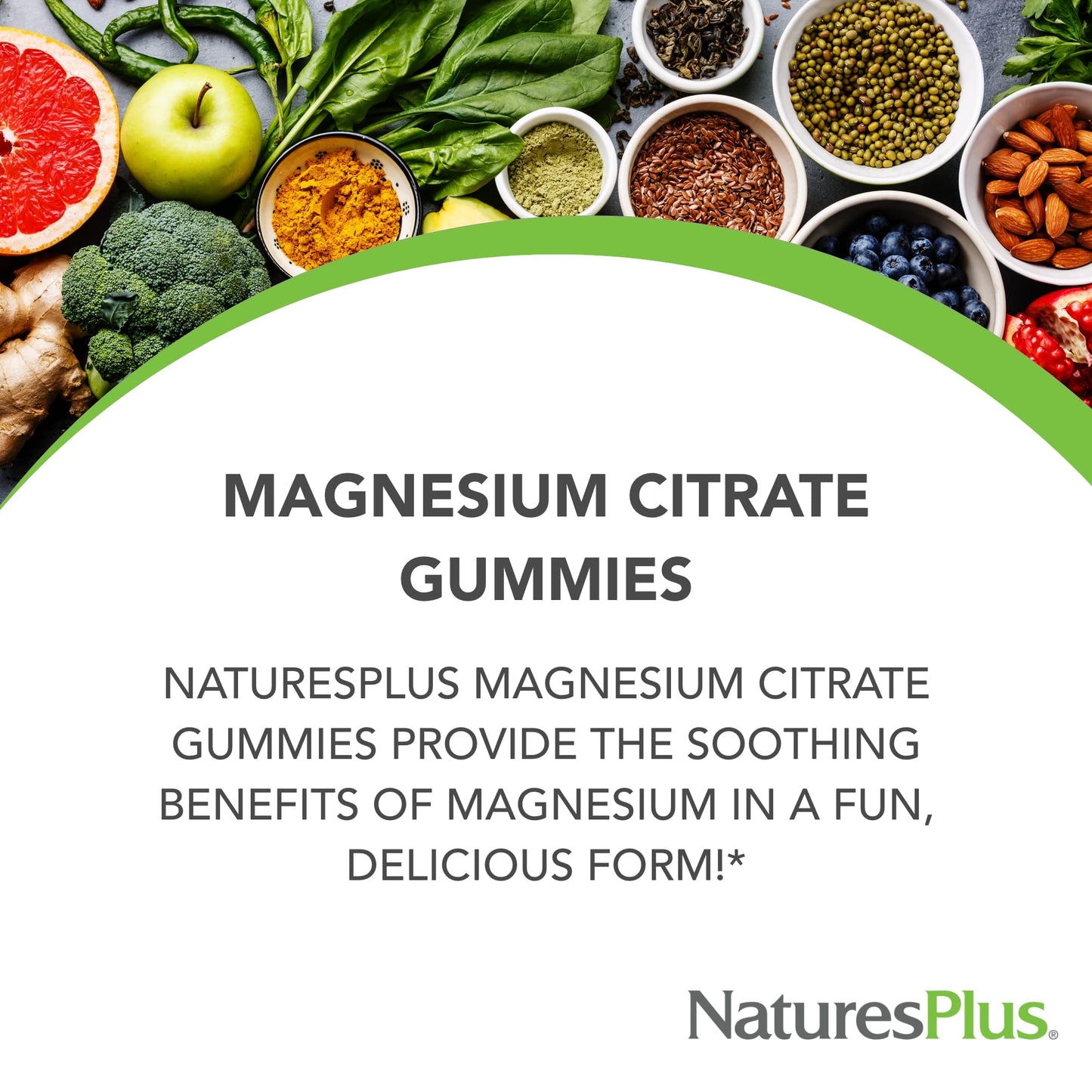 NaturesPlus Magnesium Citrate Gummies 75 Count