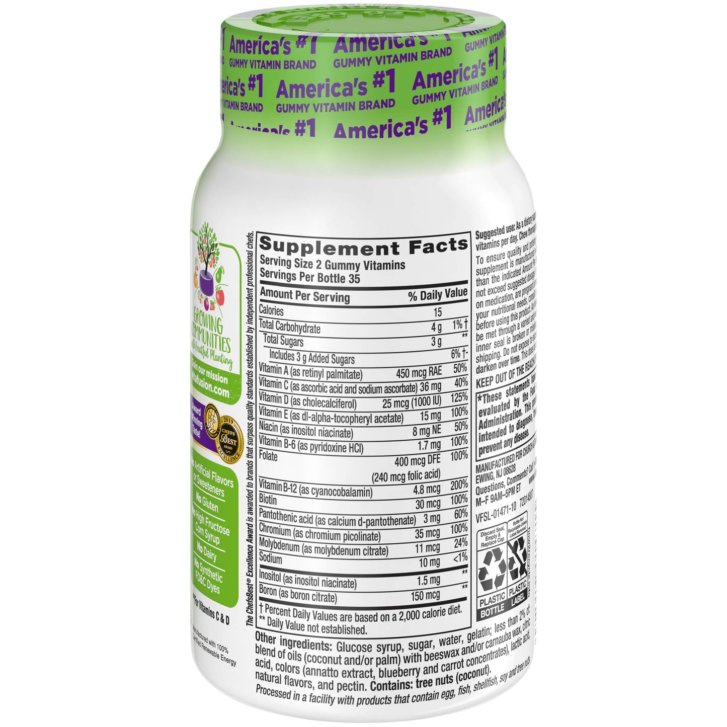 Vitafusion MultiVites Gummy Vitamins, 70 Count