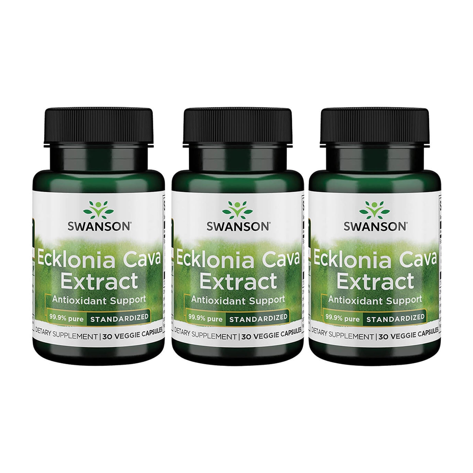 Swanson Ecklonia Cava Extract - Standardized 30 Veg Capsules, 90 Count