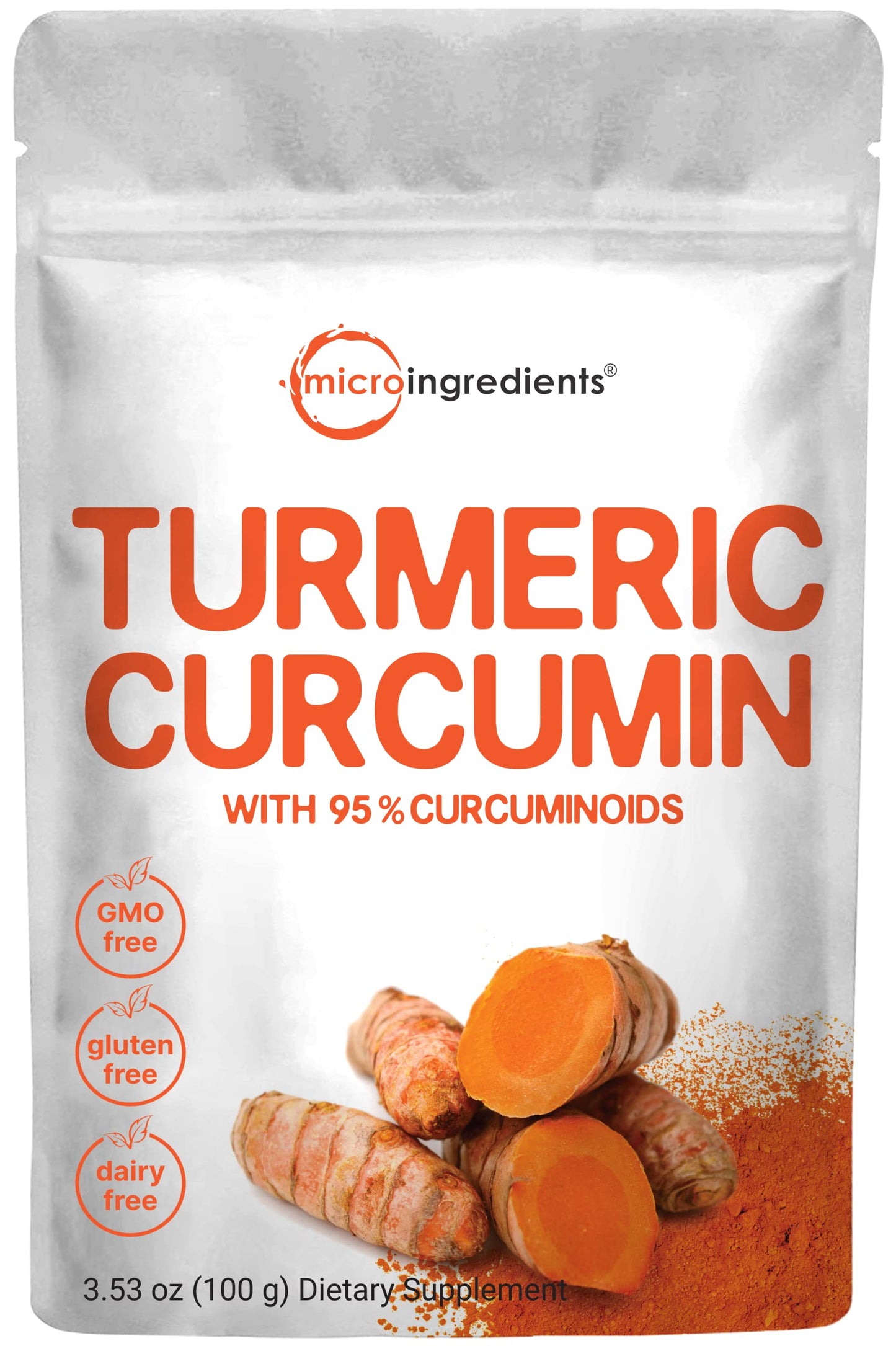 Micro Ingredients Turmeric Curcumin Powder, 3.53 oz