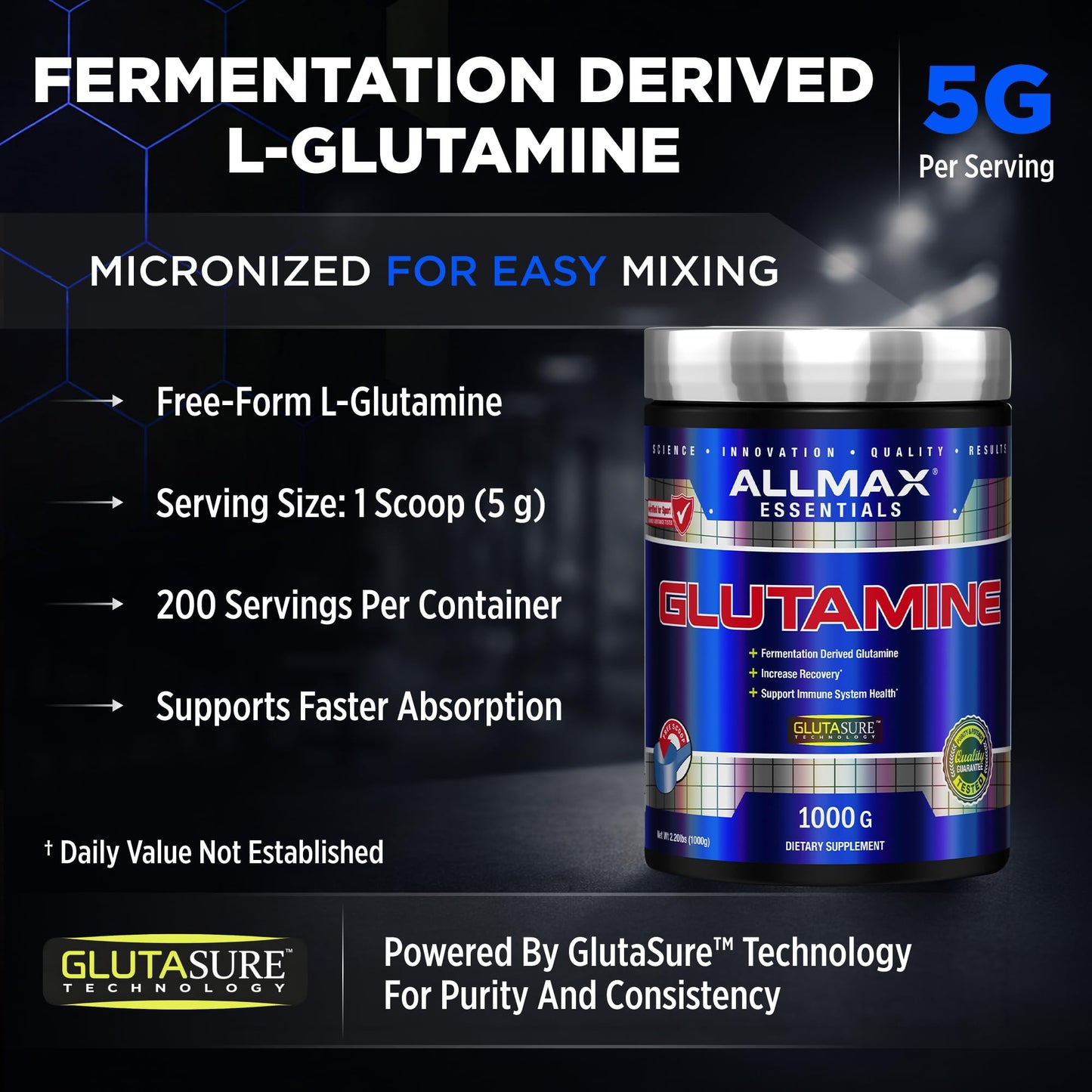 ALLMAX L-Glutamine Powder 35.27