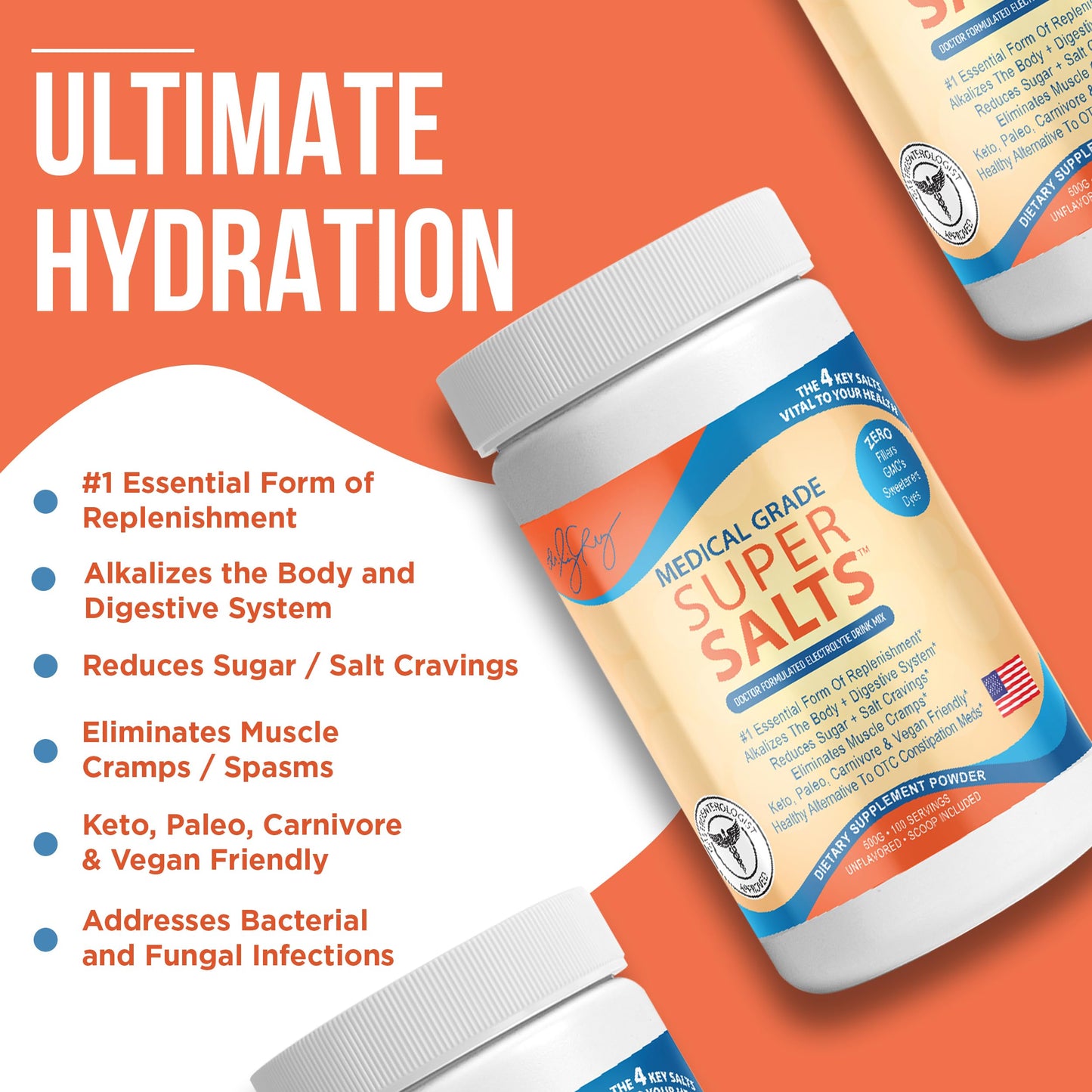 Dr. Liz Cruz Super Salts Electrolytes Hydrating Powder, 17.63 oz