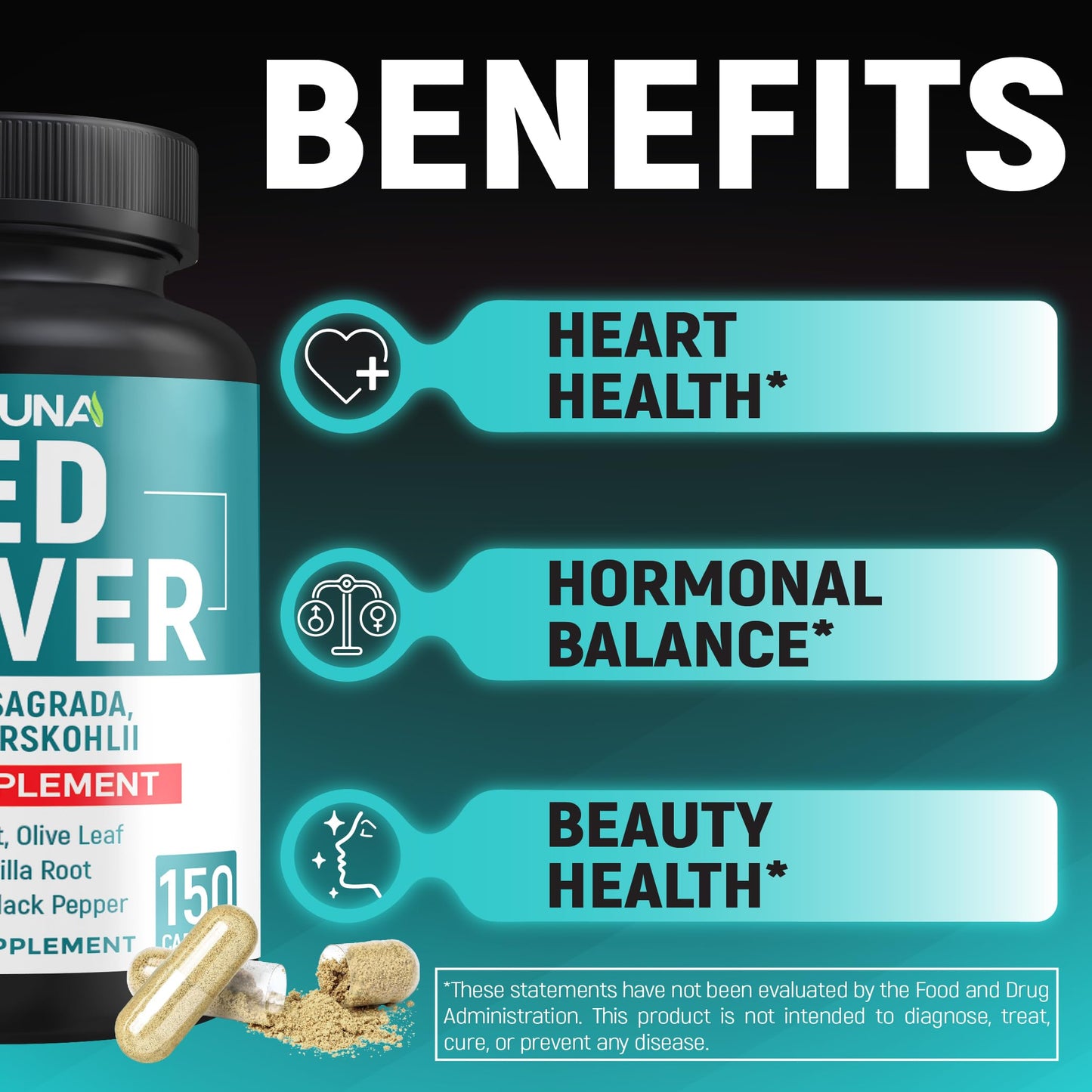 CIVIMUNA Red Clover Extract, 150 Capsules