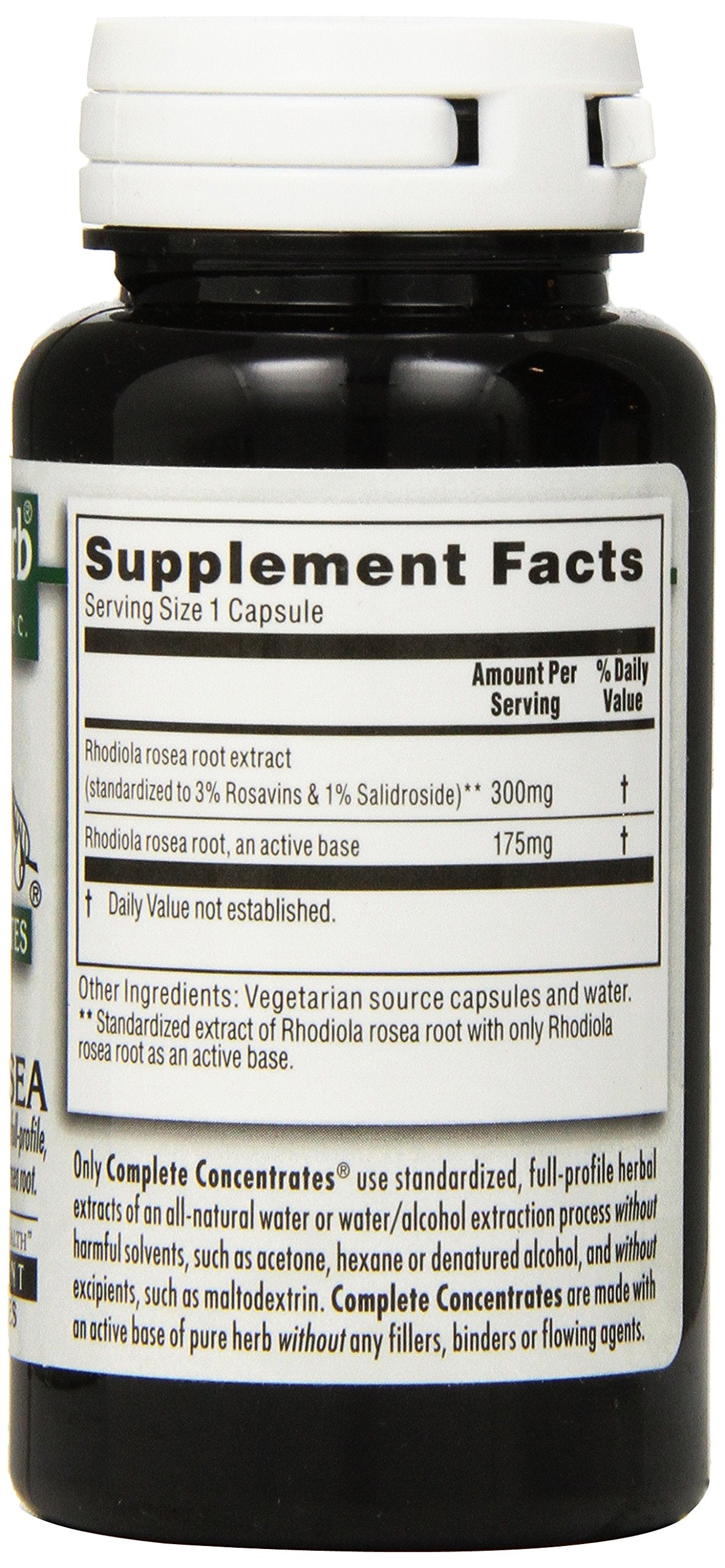 Kroeger Herb Products Rhodiola Rosea Capsule, 90 Count