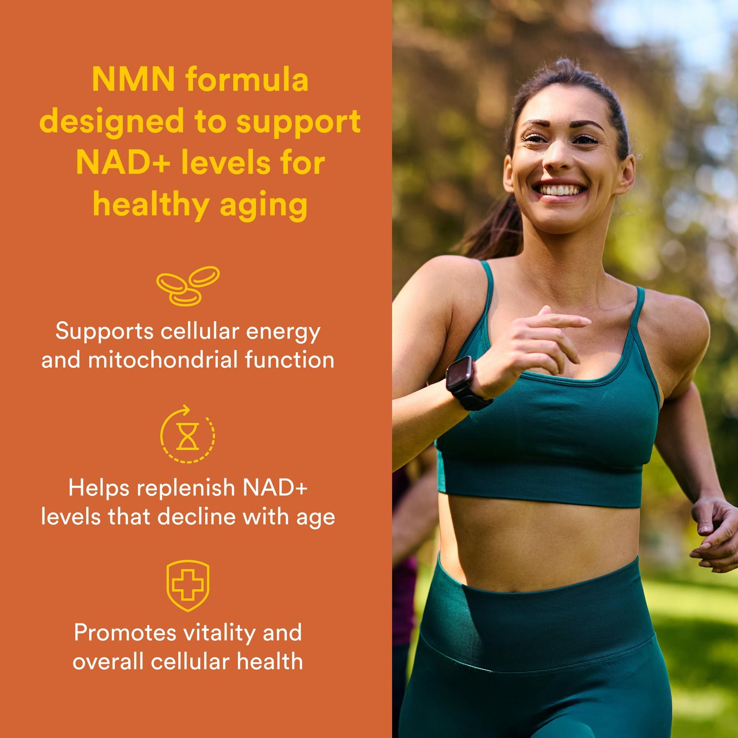 Natural Factors Regenerlife NMN NAD+ Boost 500mg Capsules 30 Count