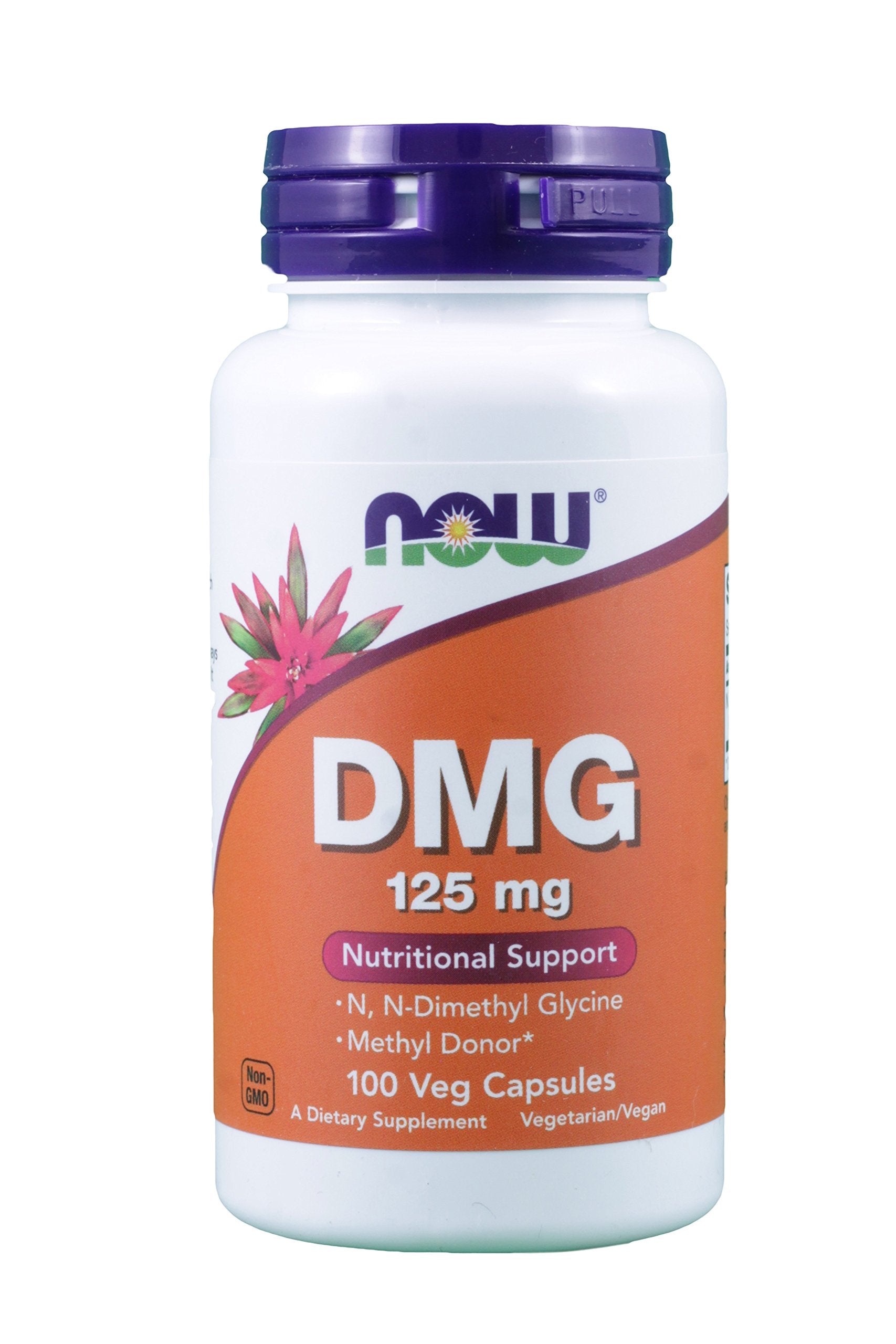 NOW Foods DMG 125mg Capsules, 100 Capsules