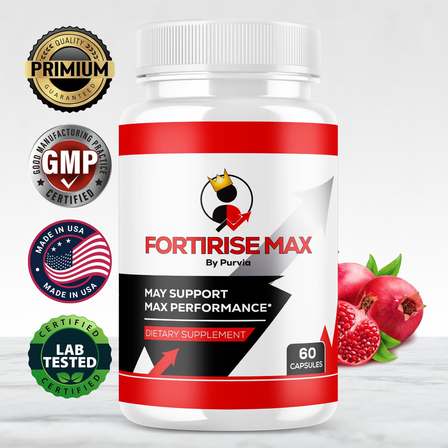 Purvia Fortirise Max Capsules, 60 Count