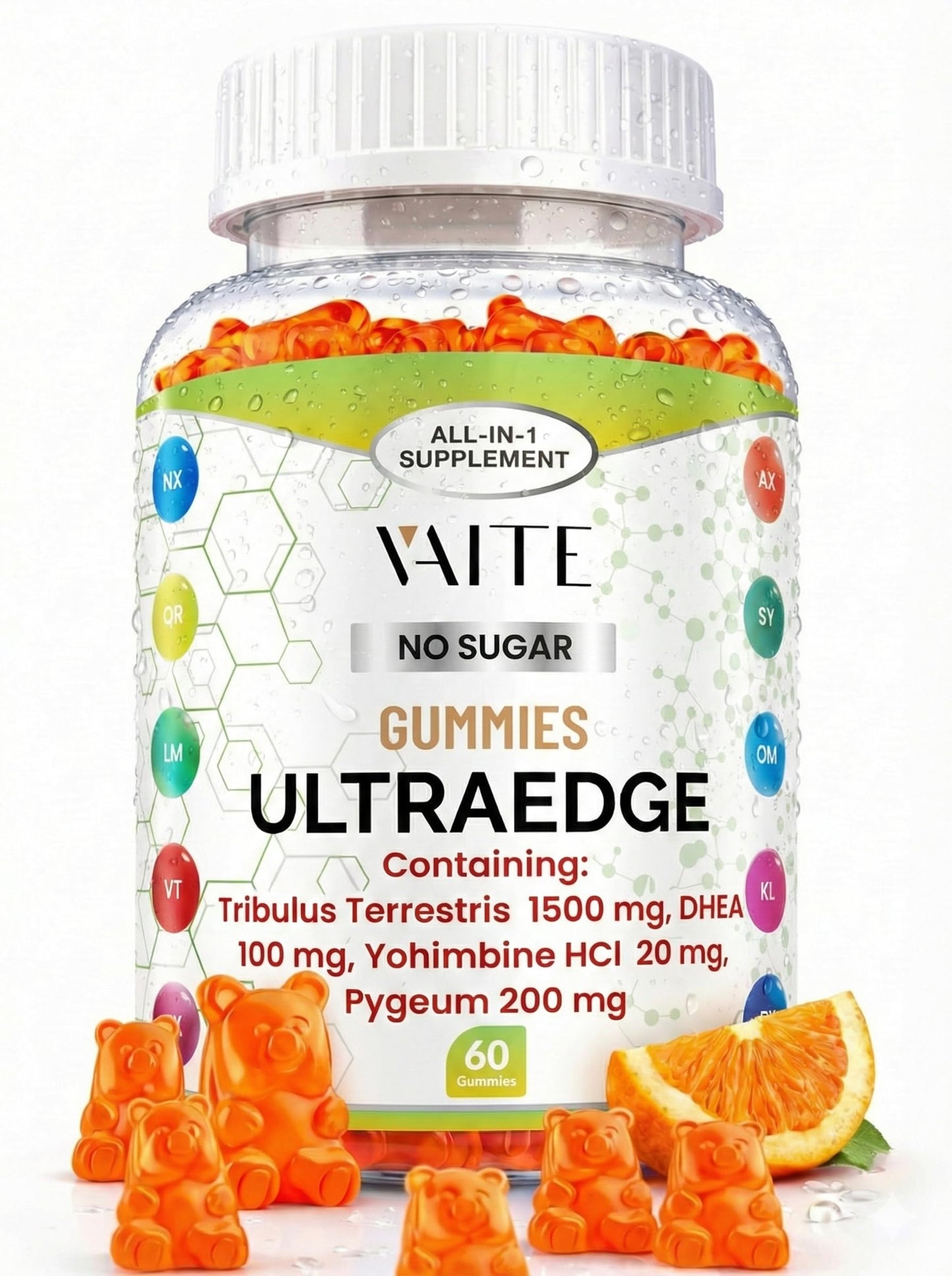 VAITE UltraEdge Herbal Complex Gummies 60 Gummies