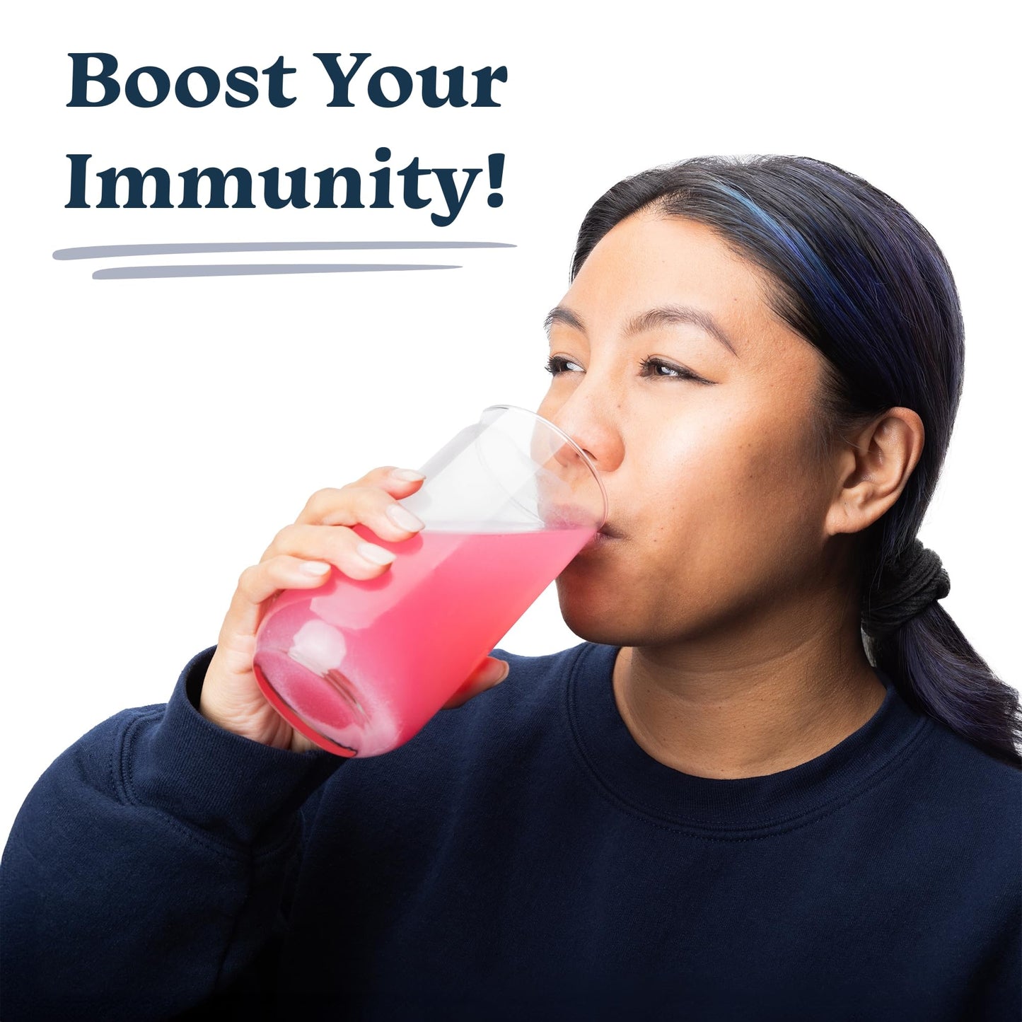 Drinklits Lemon & Strawberry Immunity Tablets with Vitamins, Electrolytes, and Botanicals, 20 Tablets