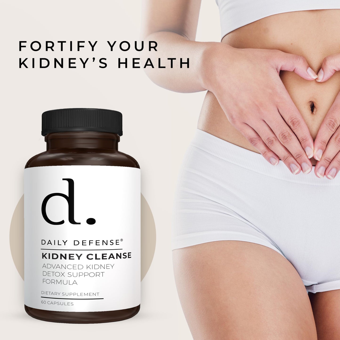 Daily Defense Kidney Defense Supplement Capsule, 60 Count