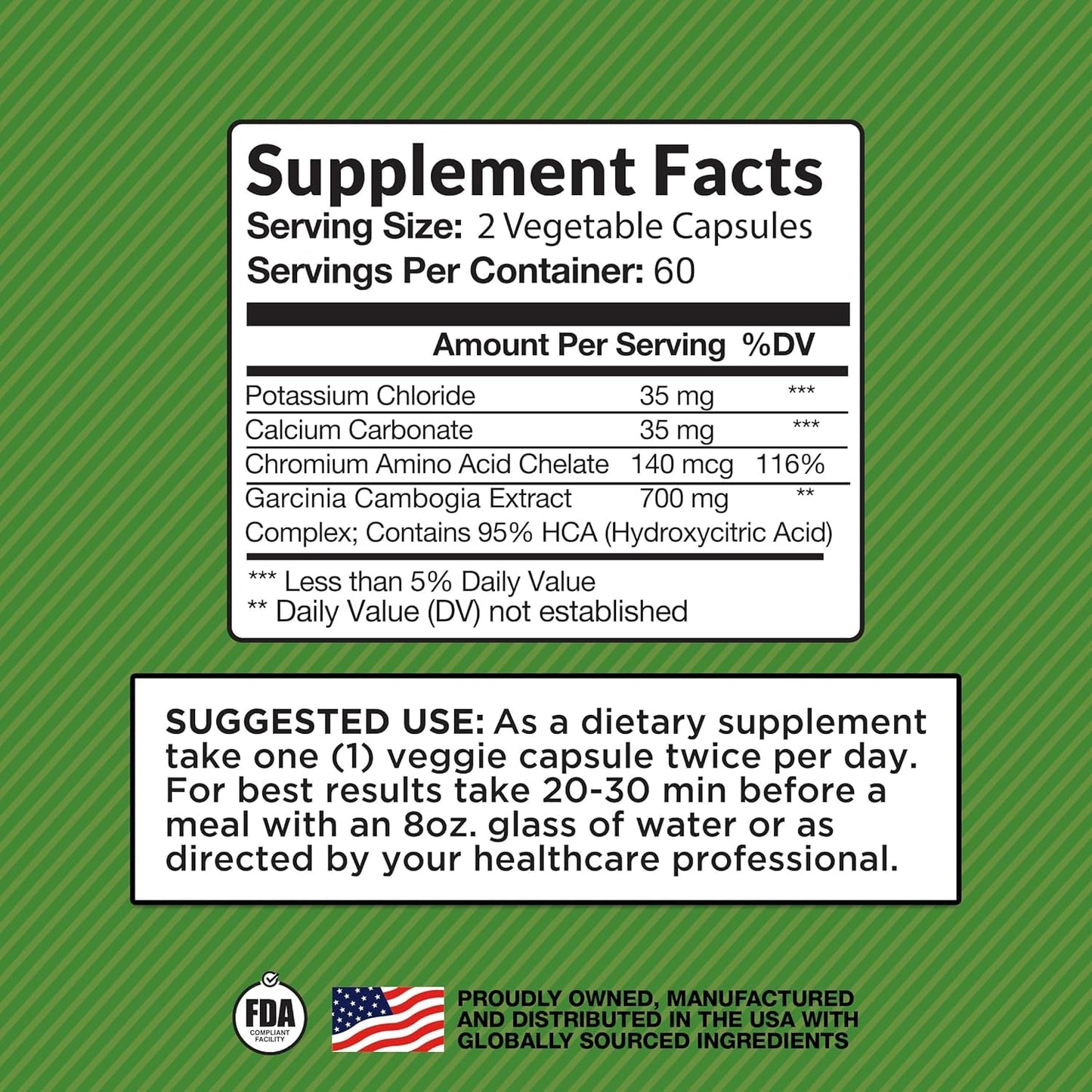 Basic Brands Harvest of Nature Garcinia Cambogia Capsules 240 Count