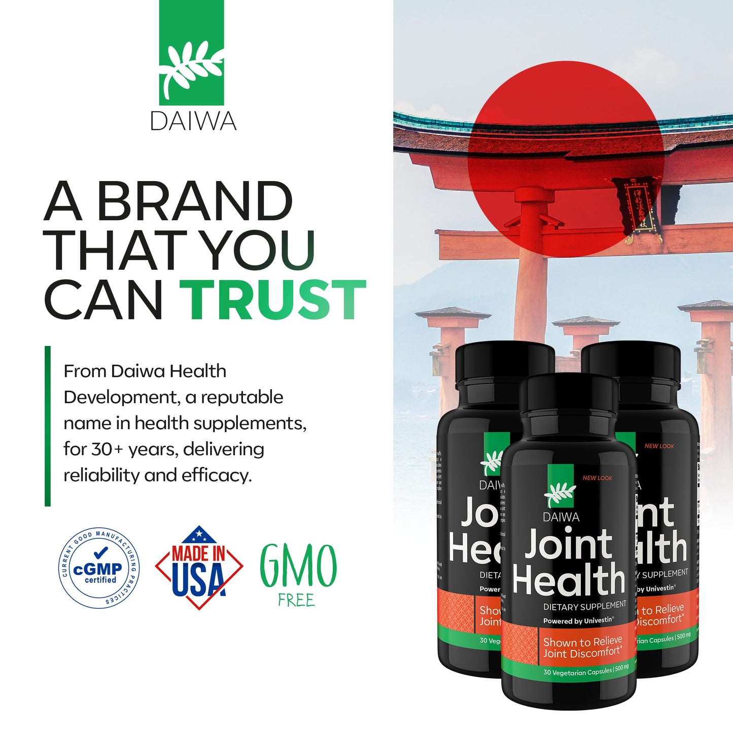 Daiwa Health Development Joint and Krill Oil Supplement Pack Capsules, 90 Capsules