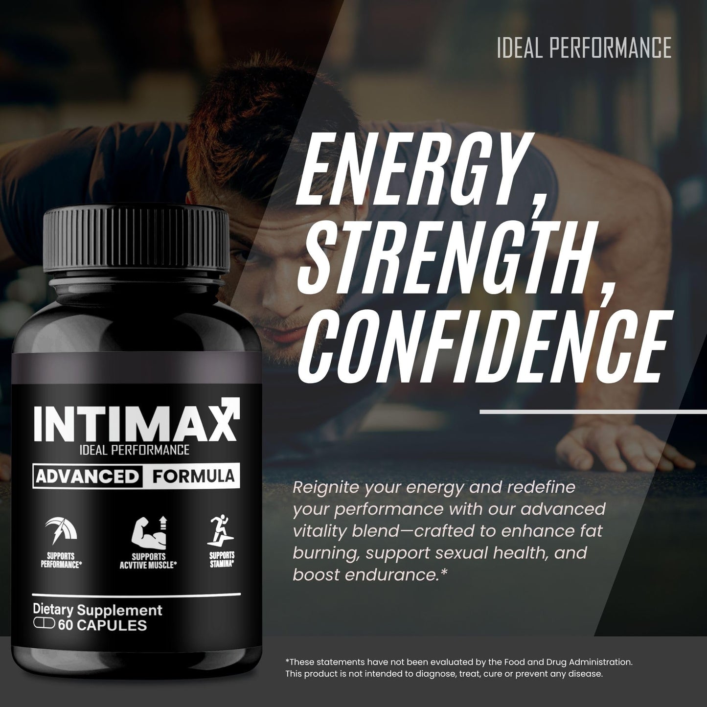 IDEAL PERFORMANCE Intimax Capsule, 60 Count