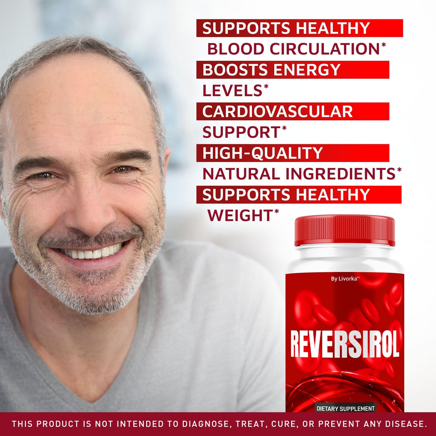 LIVORKA Reversirol Premium Formula 150 Capsules