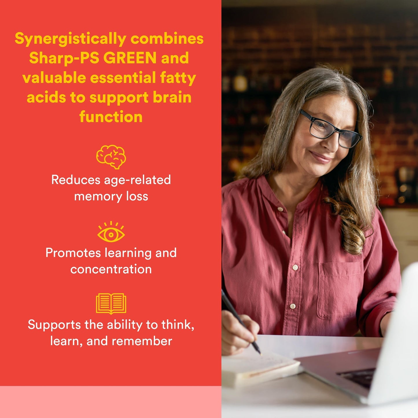 Natural Factors PS-IQ Memory 25mg Softgels 60 Count