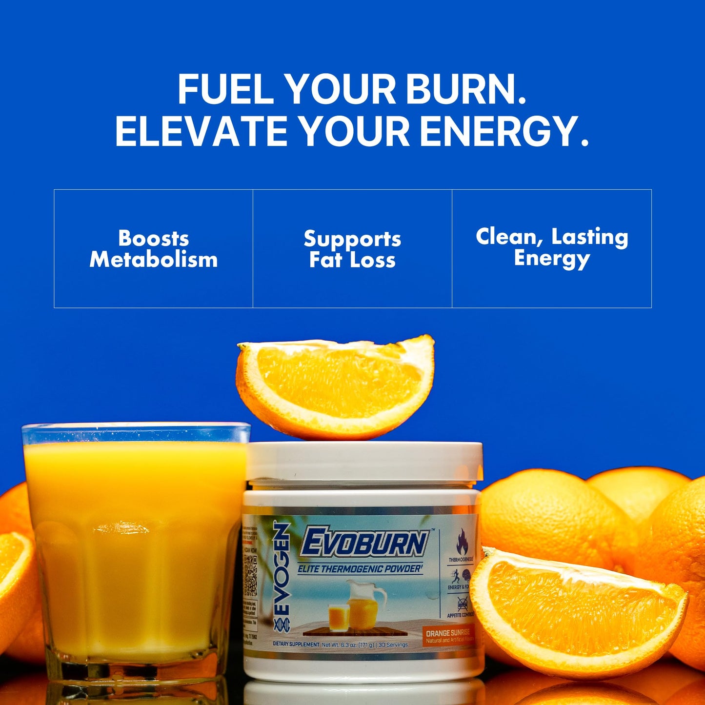 Evogen Evoburn Thermogenic Fat Burner Powder 5 Ounce