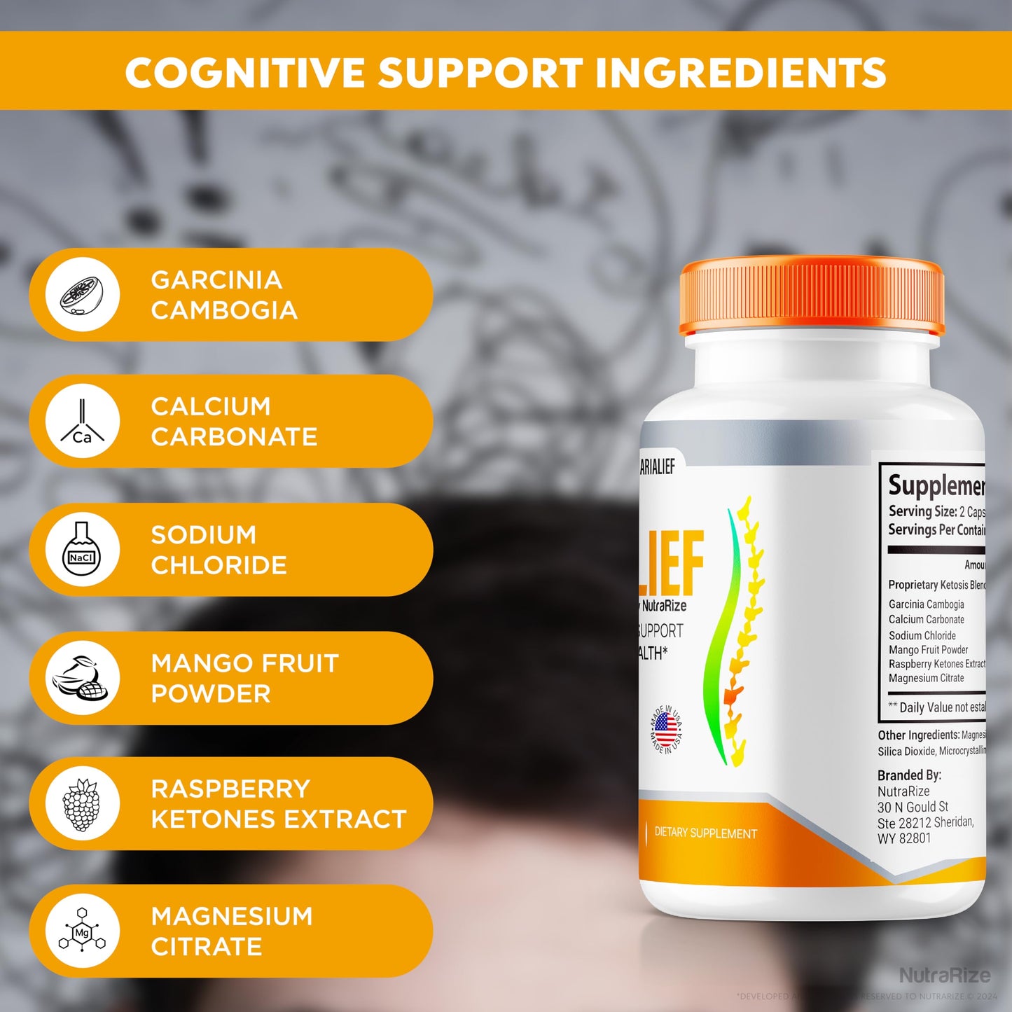 NutraRize Arialief 180 Capsules