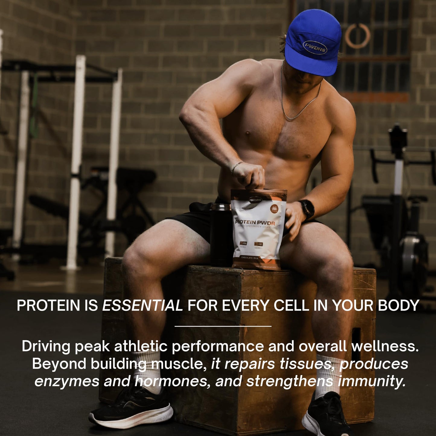 PWDRS Whey Protein Isolate Powder 22g Protein per Serving