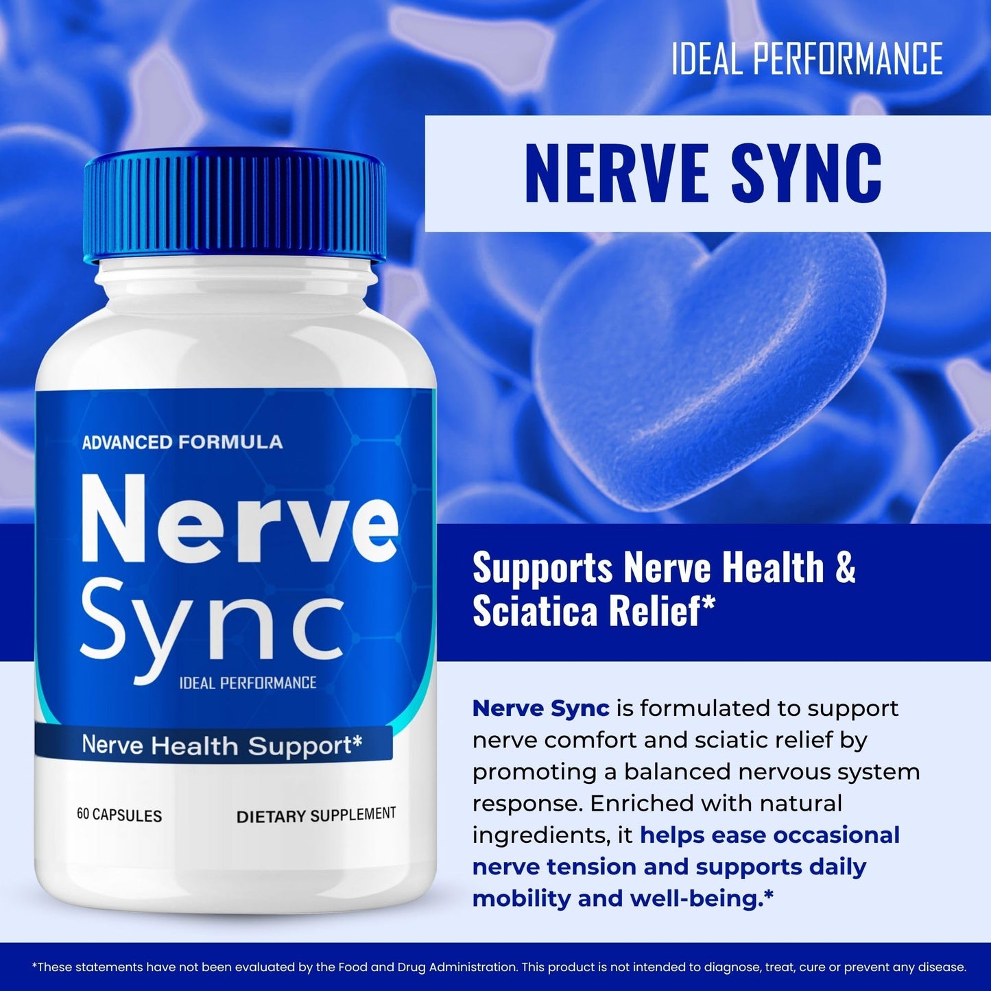 IDEAL PERFORMANCE Nerve Sync Capsules 120 Count