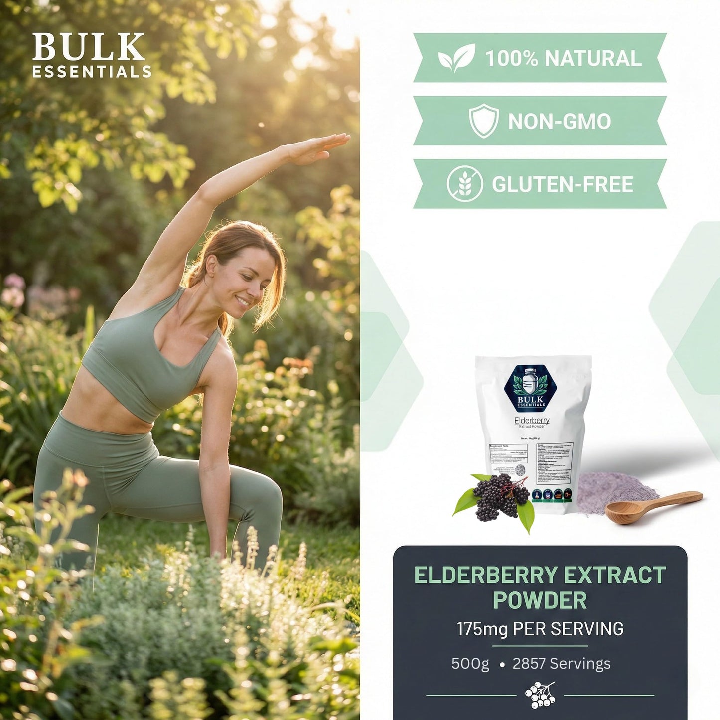 Bulk Essentials Elderberry Extract Powder w/Maltodextrin 18 Ounce