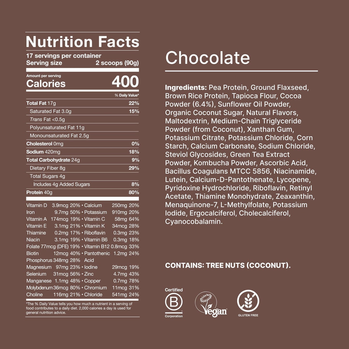 Huel Black Edition Chocolate 40g Vegan Protein Powder Meal Replacement