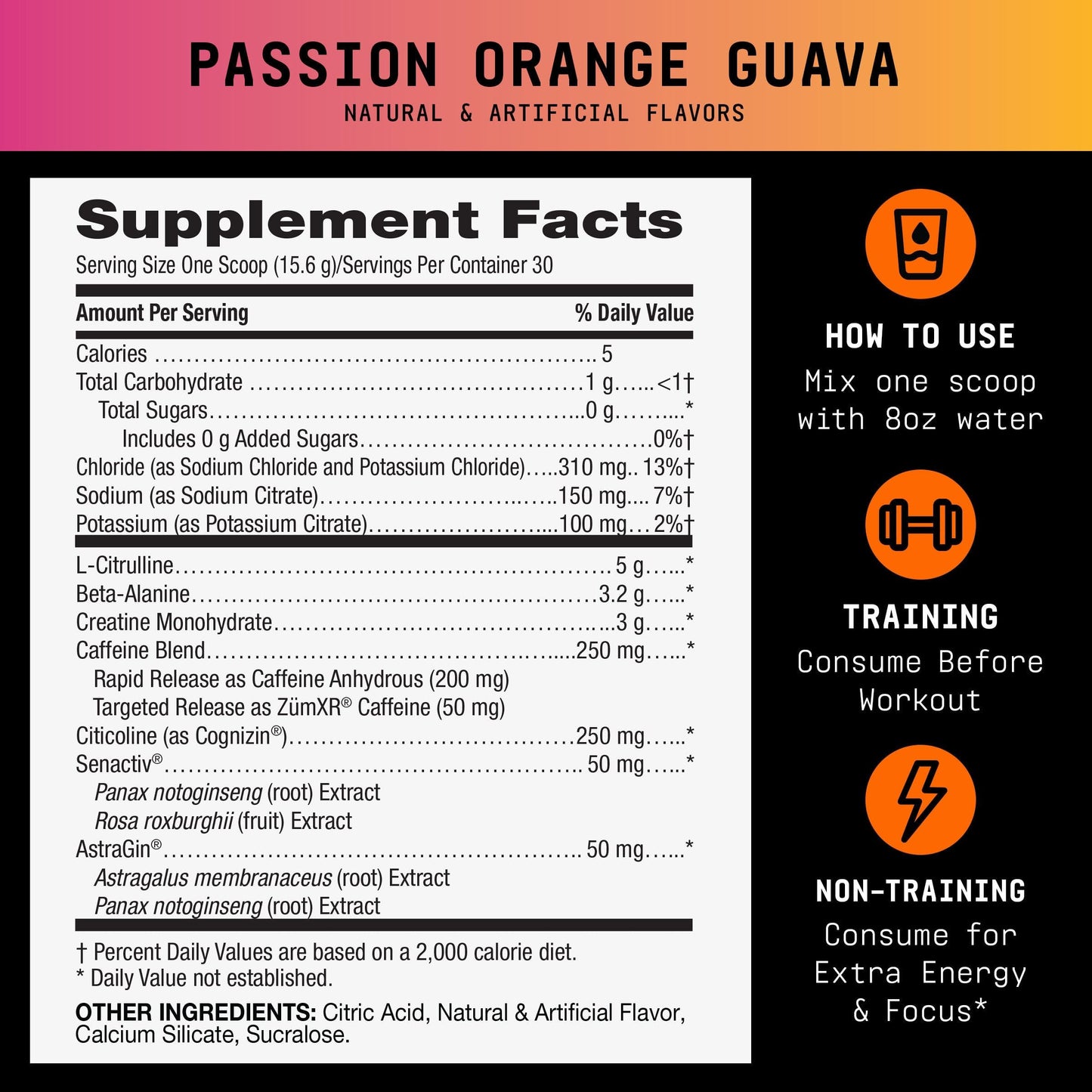 BEYOND RAW LIT V2 Clinical Strength Pre Workout Powder 16.5