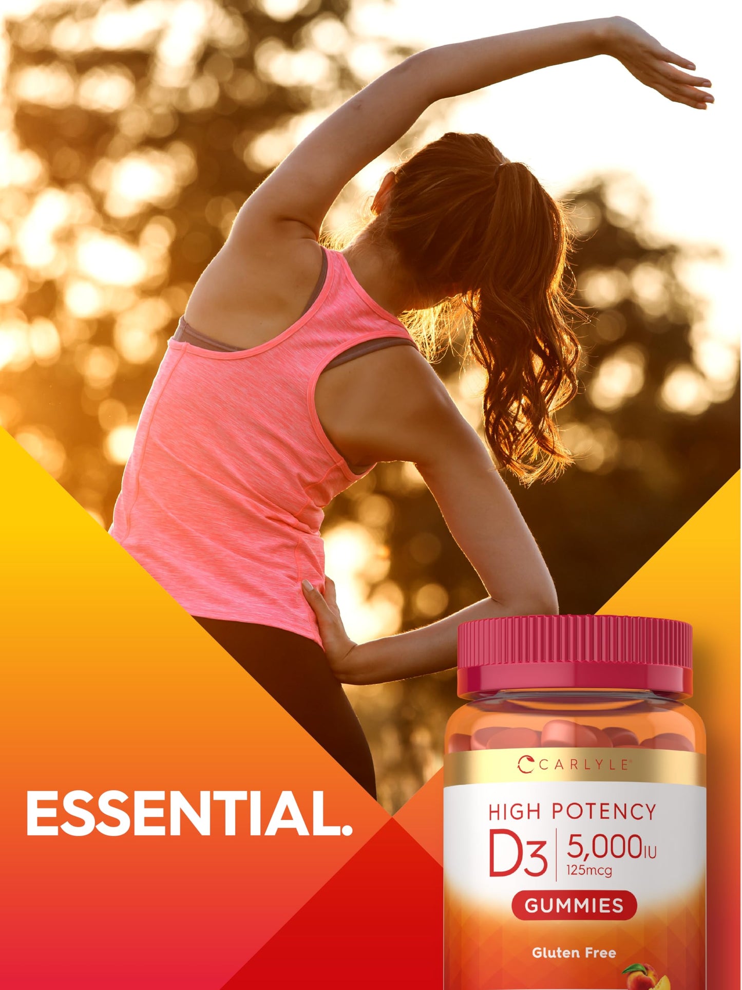 Carlyle Vitamin D3 Gummies 80 Count