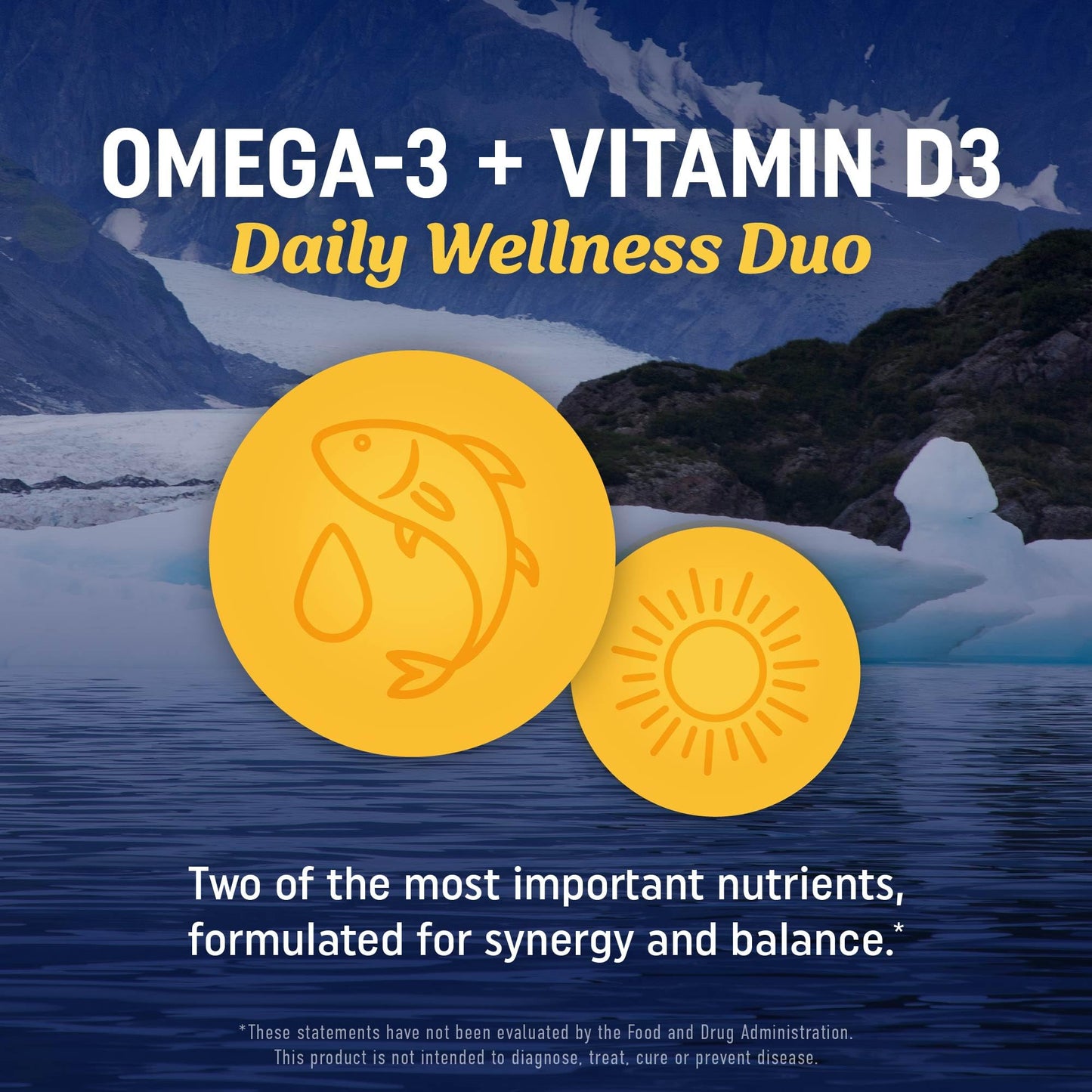 MAV NUTRITION Omega 3 Fish Oil with Vitamin D3 Softgels 90 Count