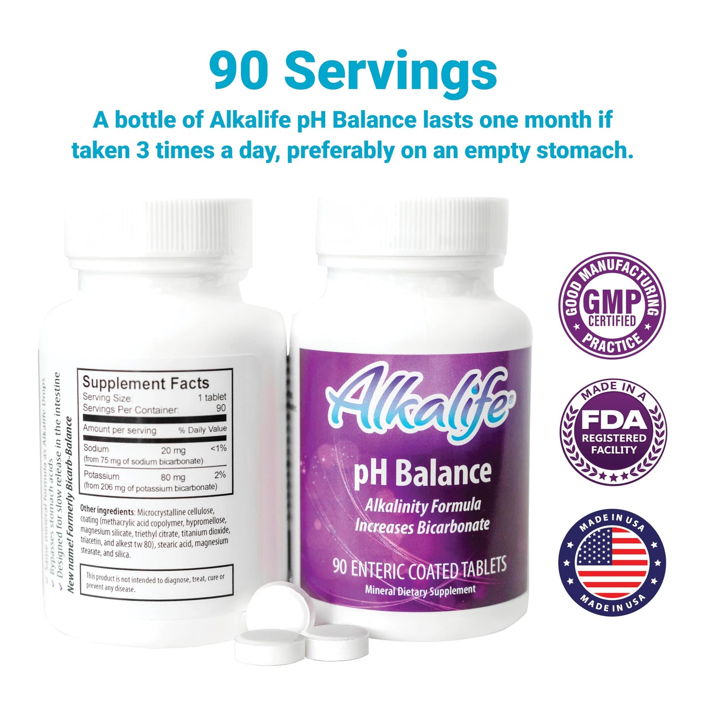 Alkalife pH Balance Tablets, 540 Count