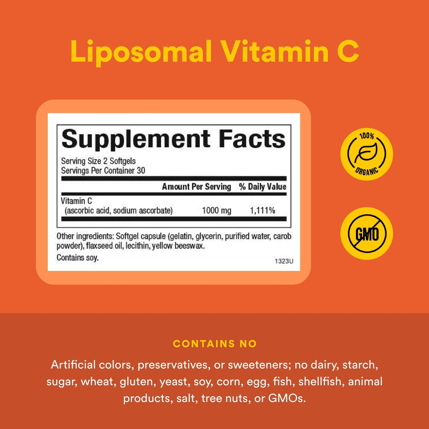 Natural Factors Liposomal Vitamin C 1000 mg Softgels 60