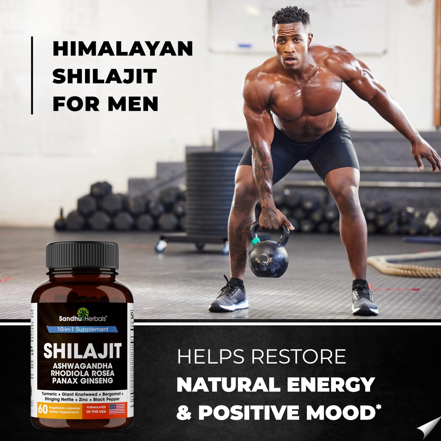 SANDHUHERBALS Shilajit Capsule 60 Count