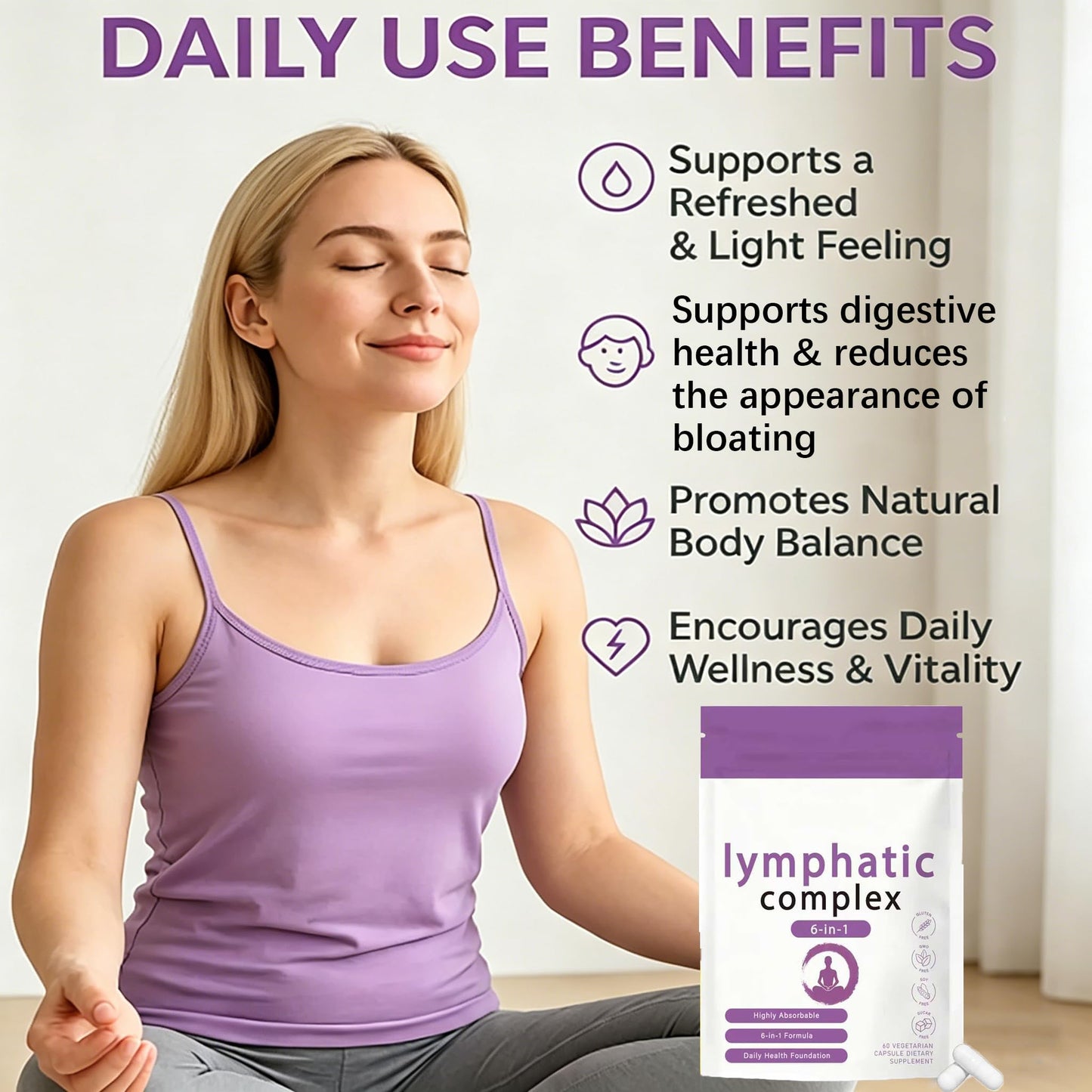 FW ZONE Lymphatic Complex 6-in-1 Capsules, Capsule, 1 Count