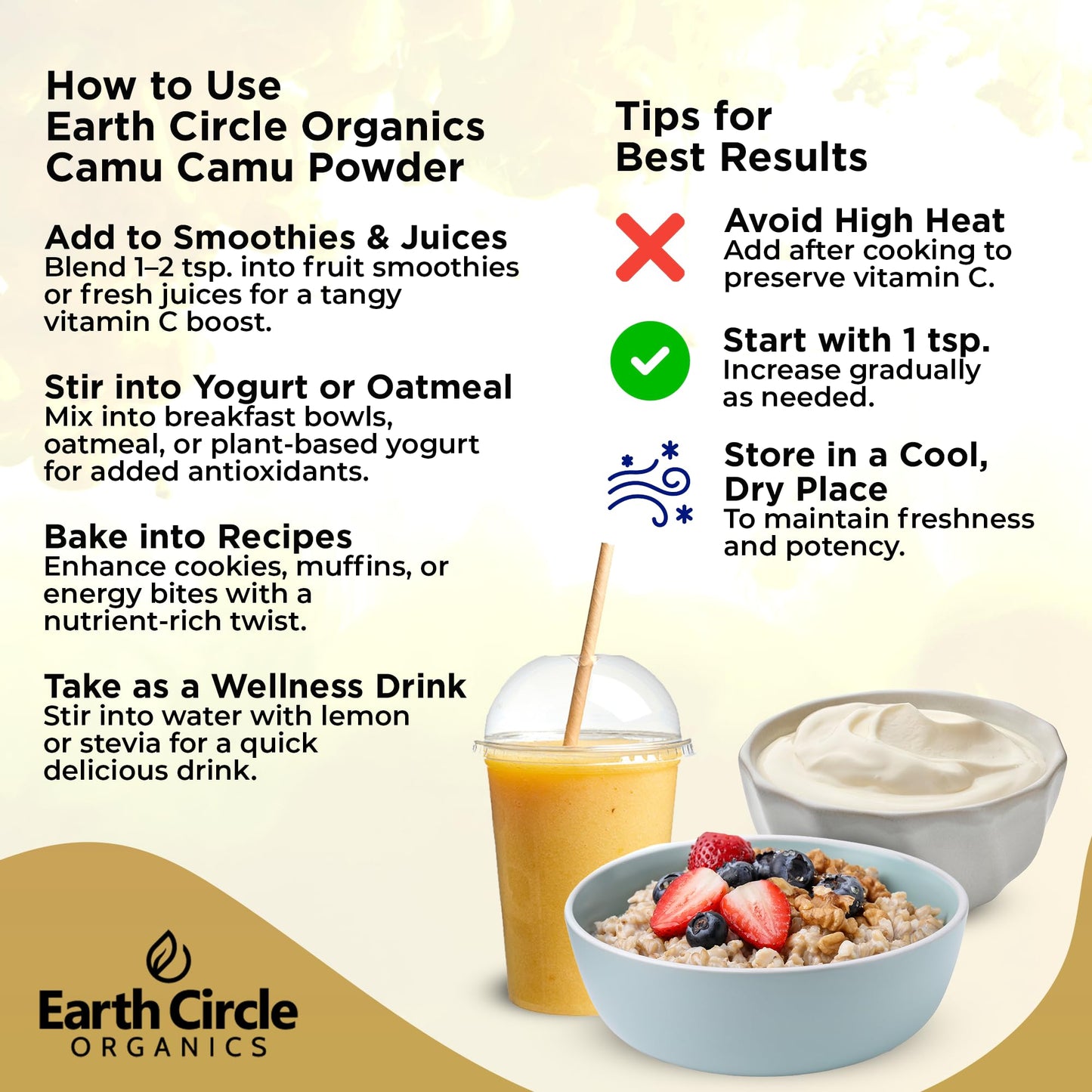 Earth Circle Organics Camu Camu Powder 18