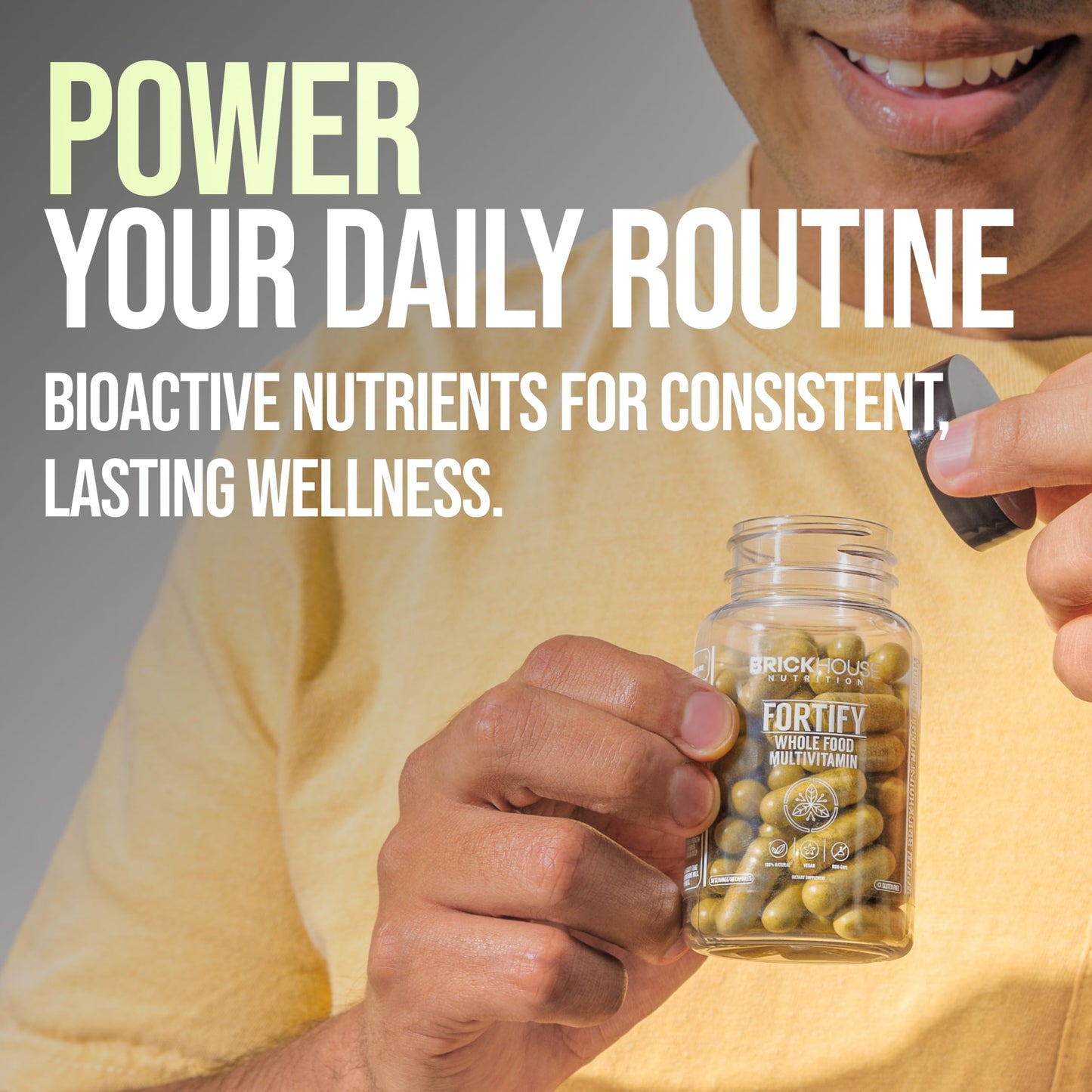 Brickhouse Nutrition Fortify: Whole-Food Multivitamin Powder 3 Ounce