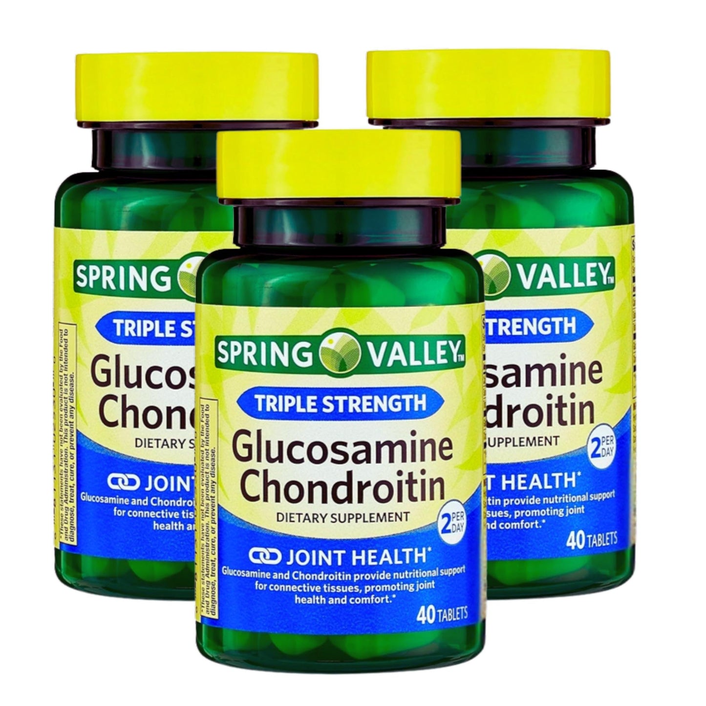 Unique Bundle Store Glucosamine Chondroitin Triple Strength 1400mg Glucosamine + 1200mg Chondroitin, 40 Tablets