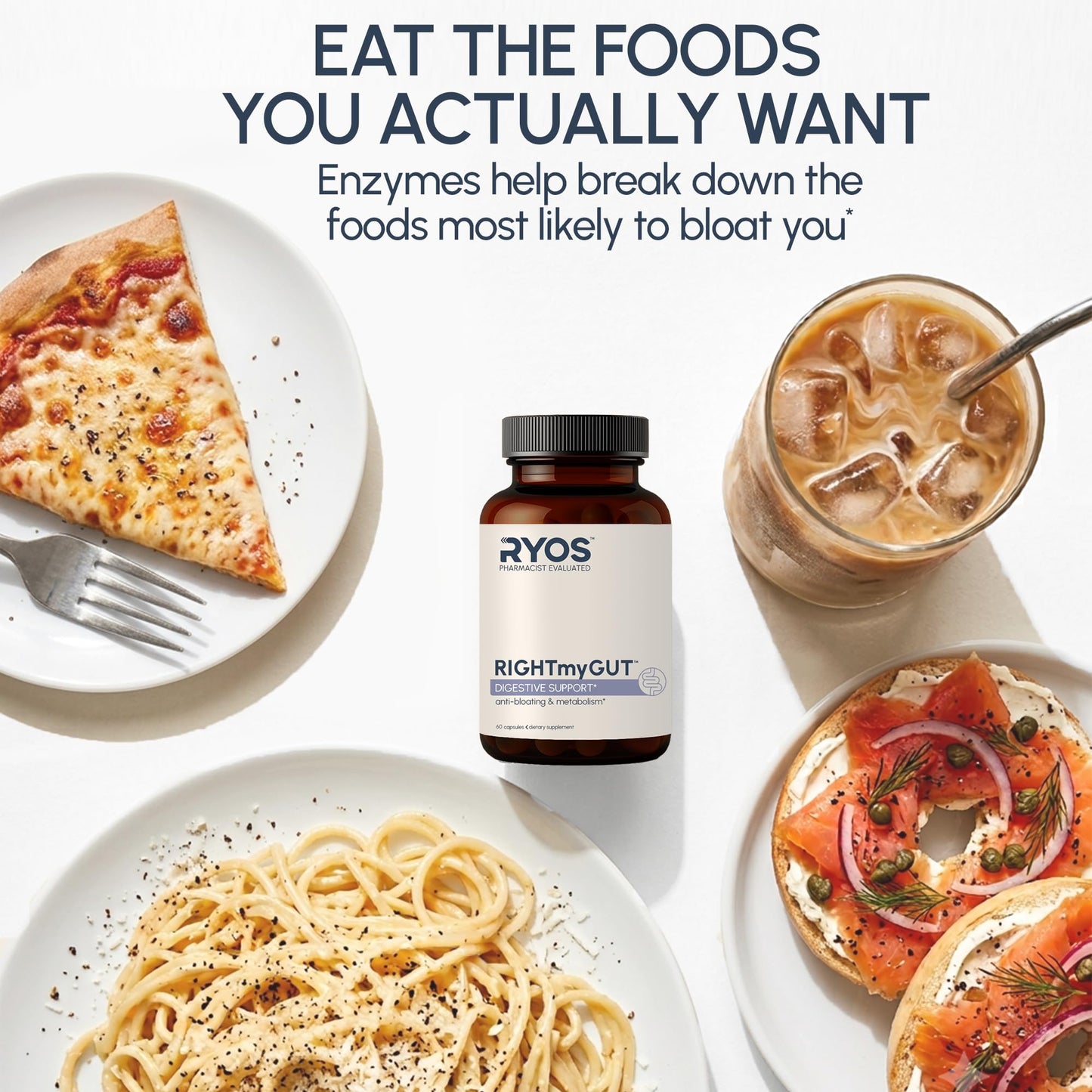 RYOS Debloat Pills Capsule 60 Vegan Capsules