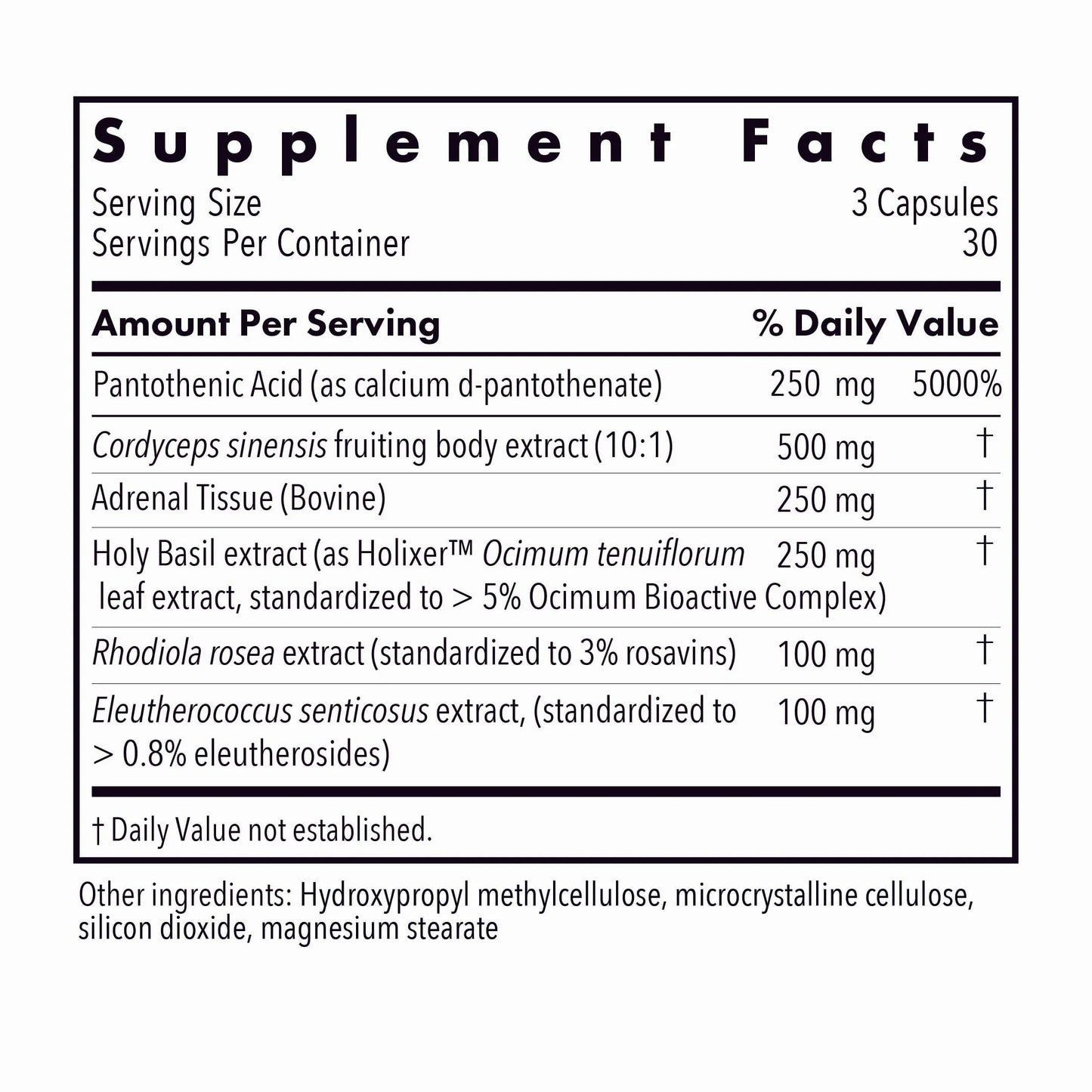 Allergy Research Group Adrenal Glandular Adapt Capsule 90 Vegetarian Capsules
