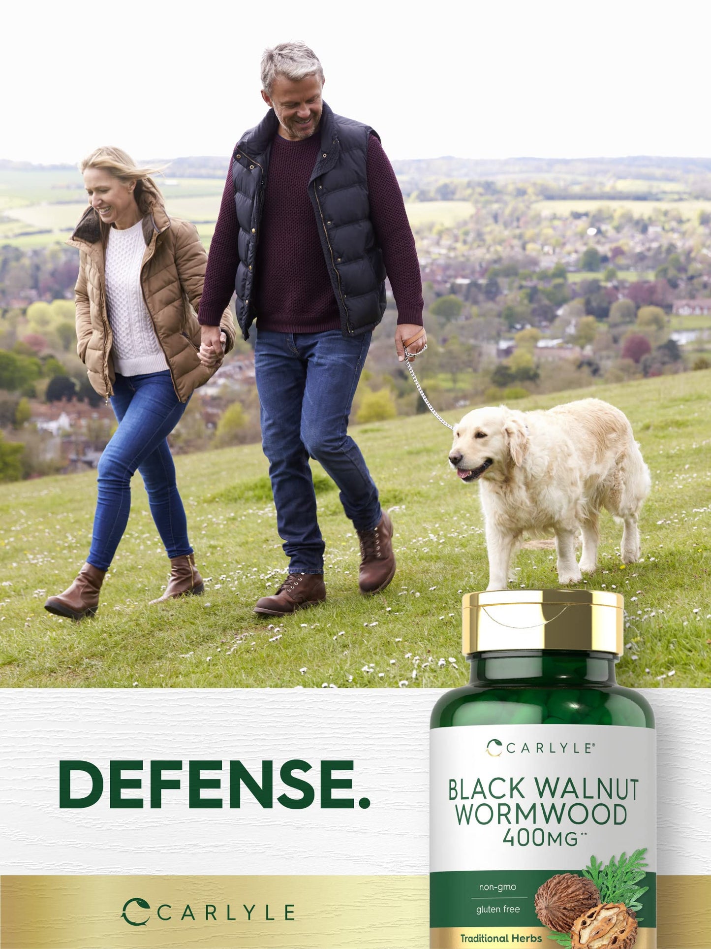 Carlyle Wormwood Black Walnut Capsules 120 Count