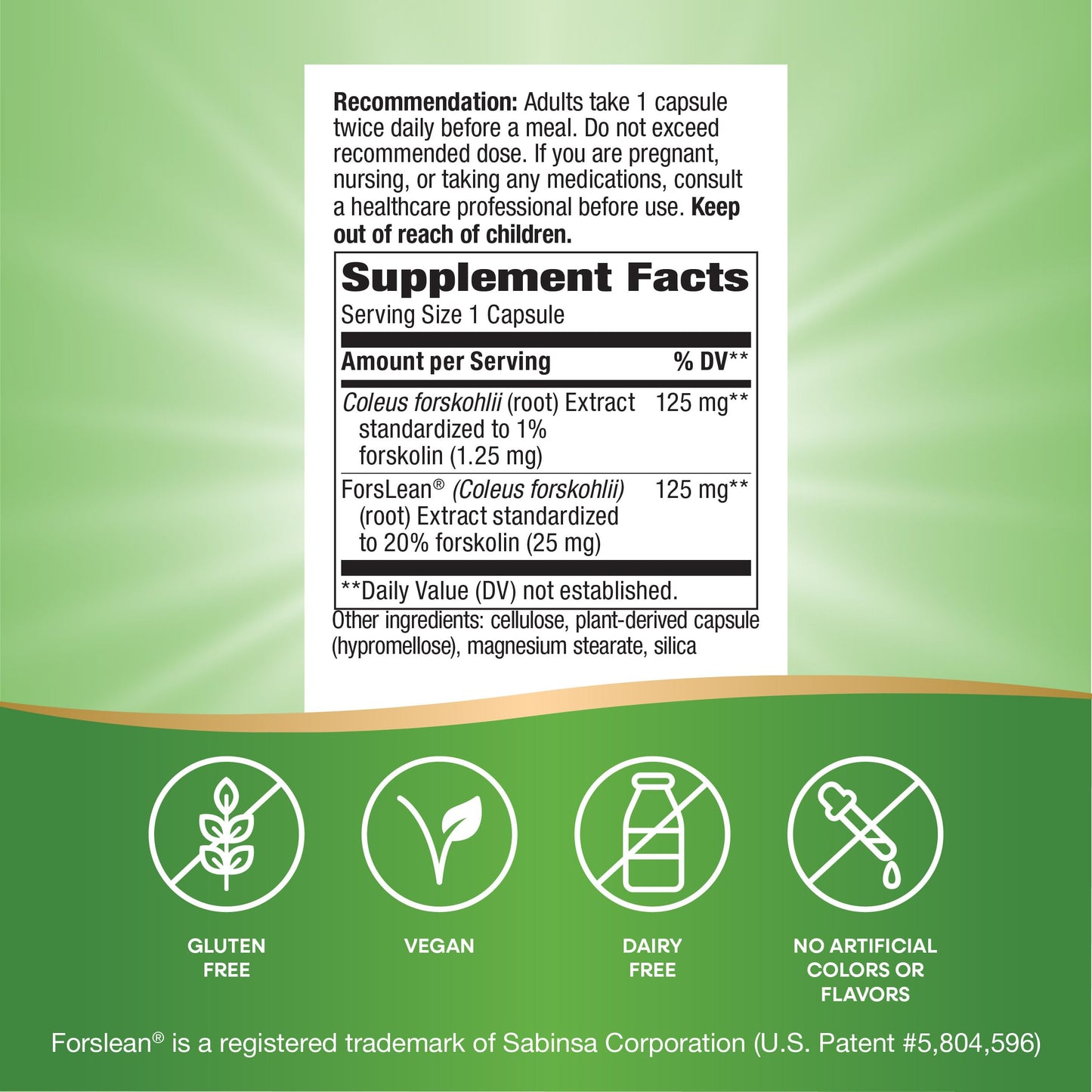 Nature's Way Forskohlii Capsules, 60 Count