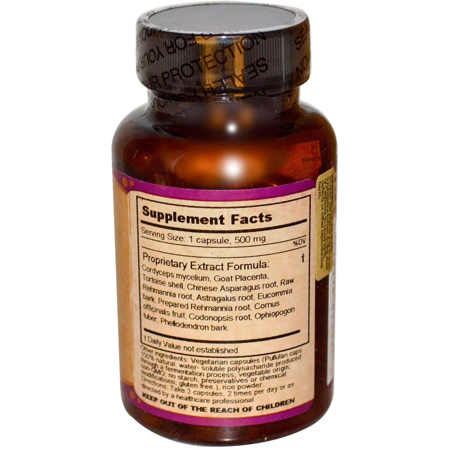 Dragon Herbs Super Jing 500 mg Capsules, 100 Count