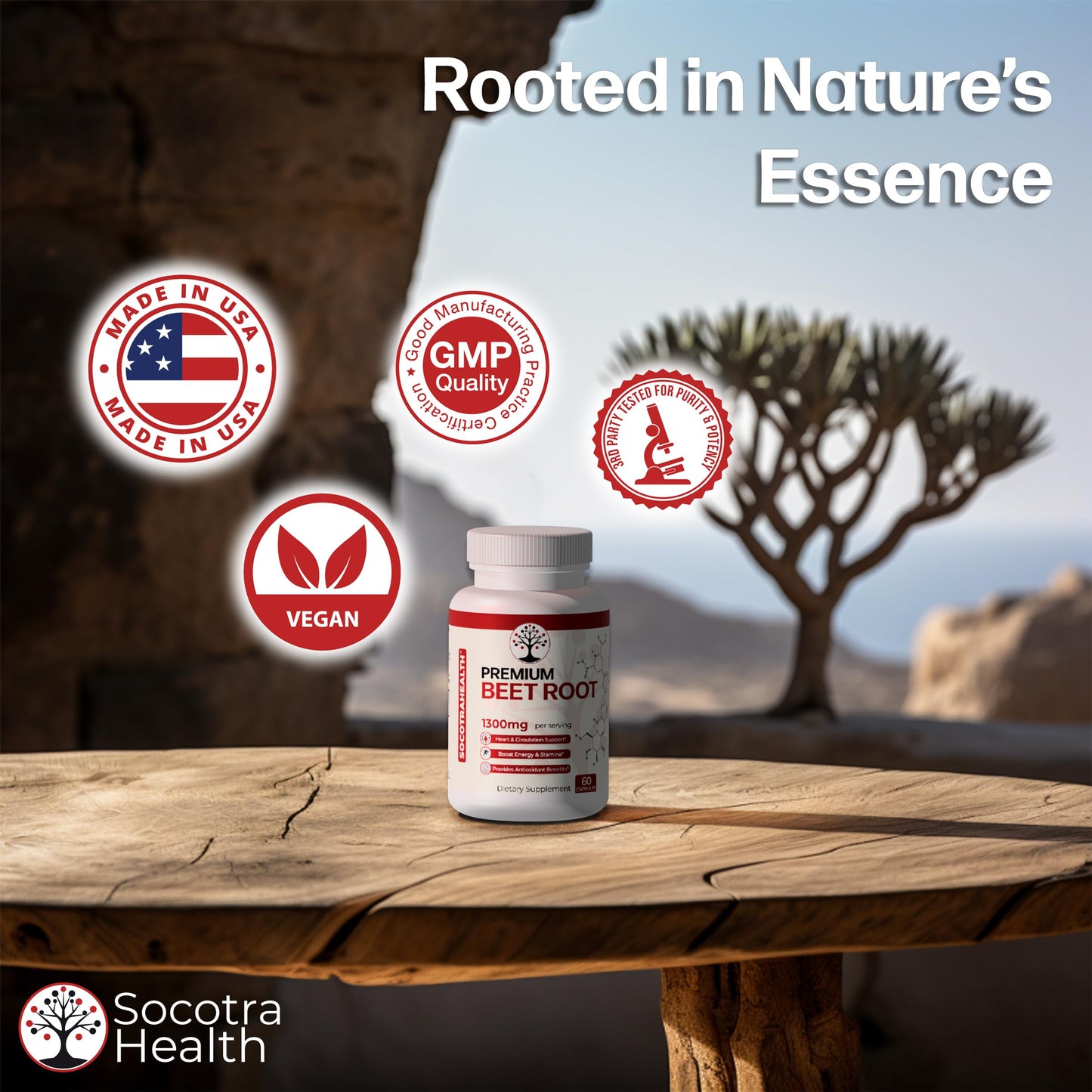 Socotra Health Beet Root 60 Capsules