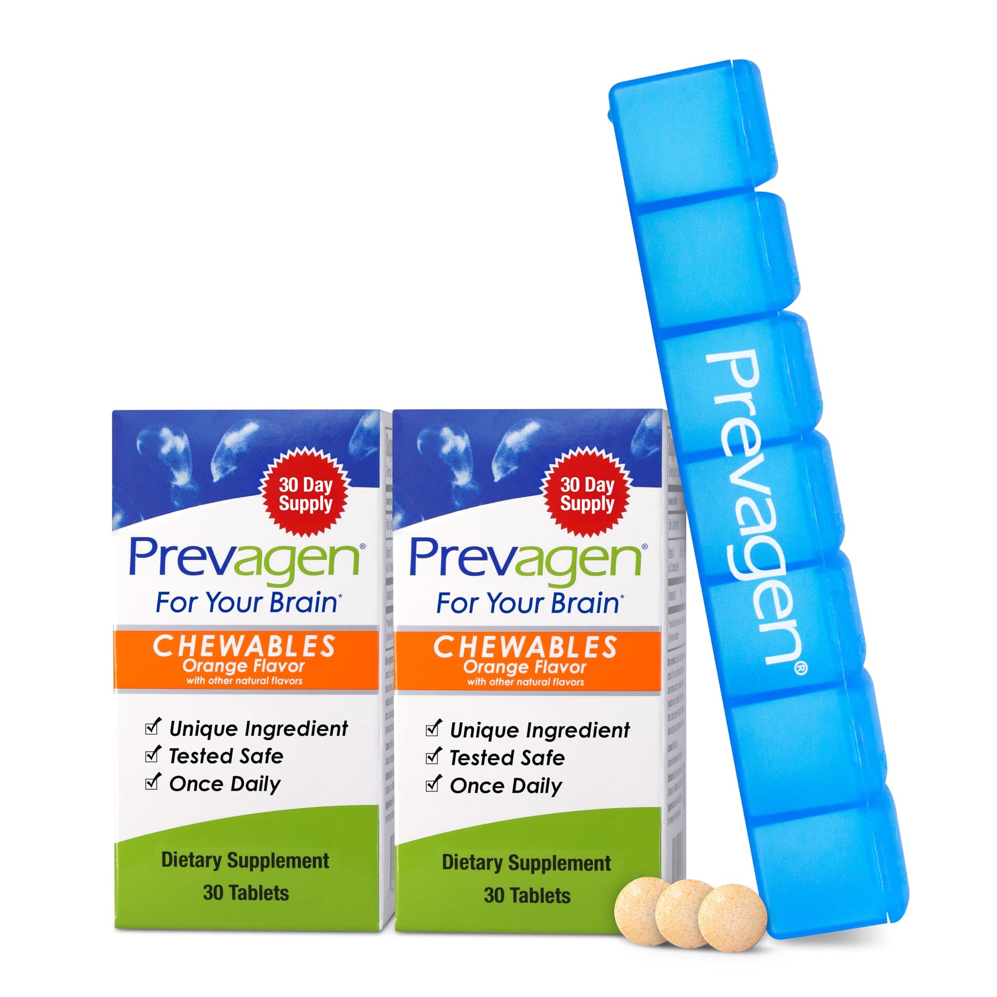 Prevagen Regular Strength Orange Chewables, 60 Count