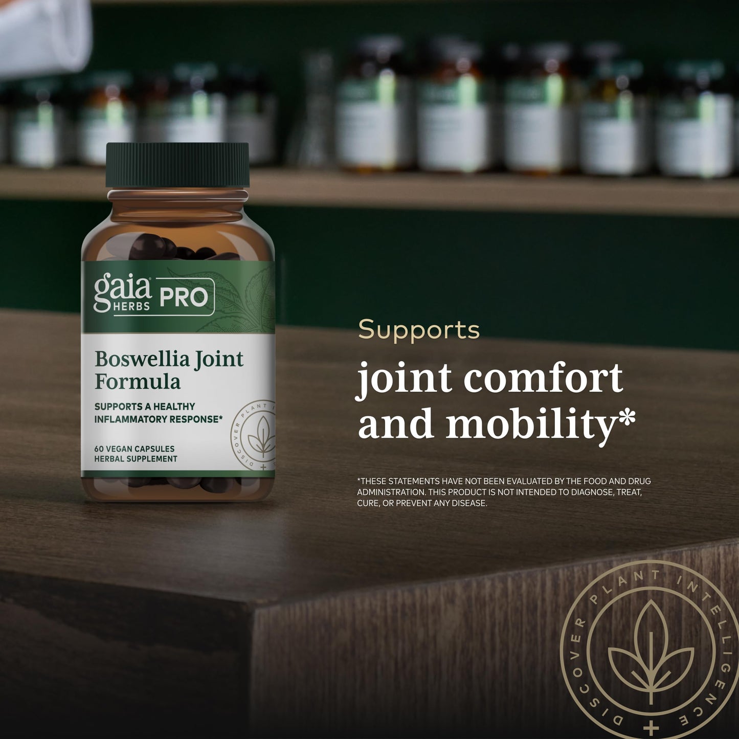 GAIA HERBS PRO Boswellia Joint Formula - Joint Health & Mobility Support, 60 Vegan Capsules
