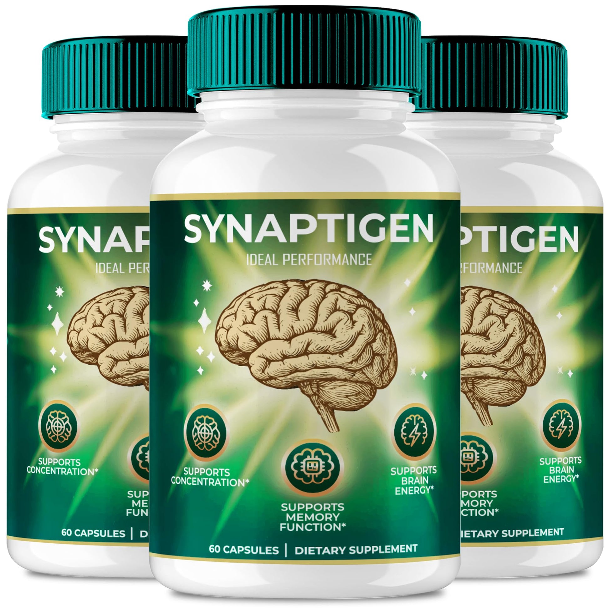 Ideal Performance Synaptigen Brain and Memory Supplement Capsules 180