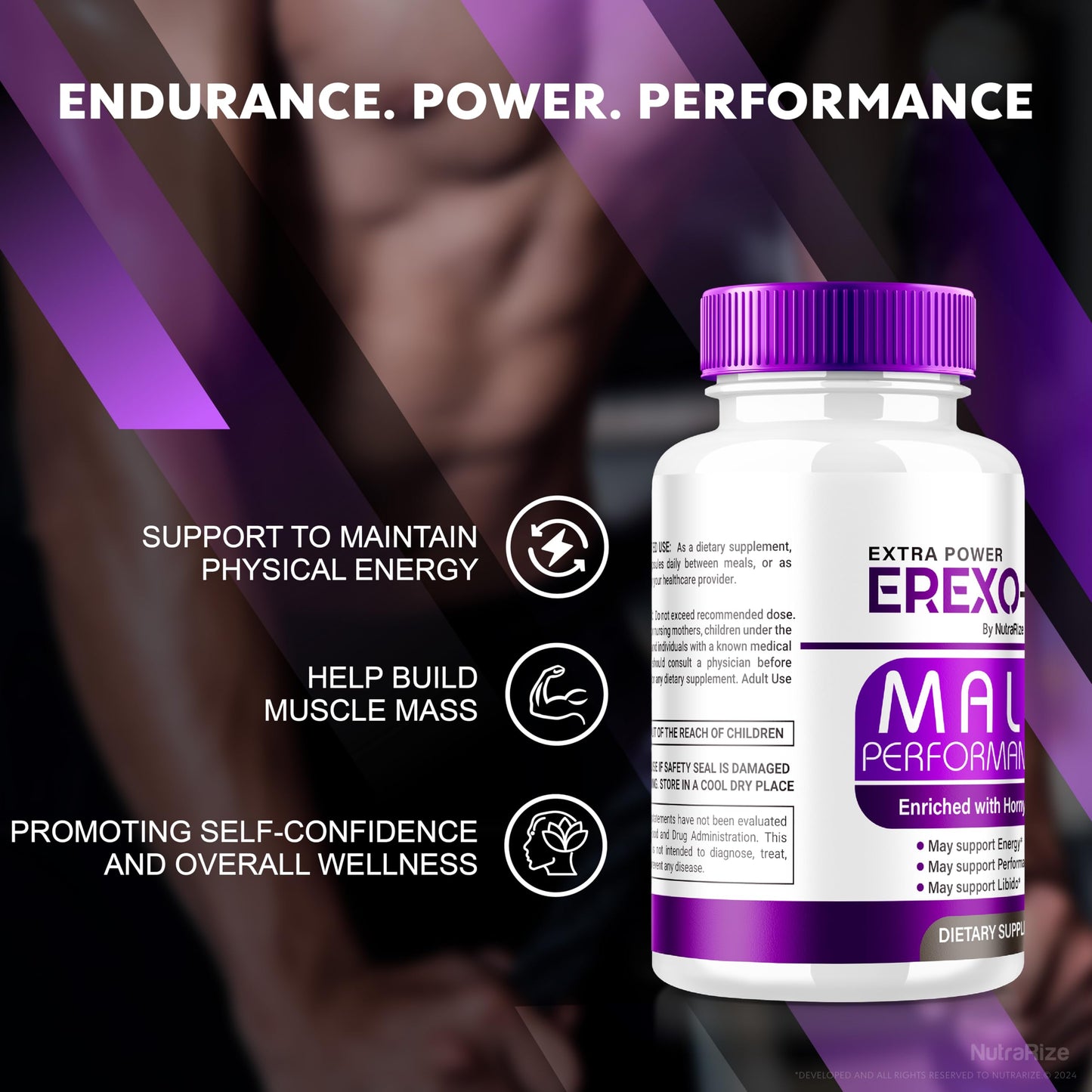 NutraRize Erexo Plus Capsules, 60 Count