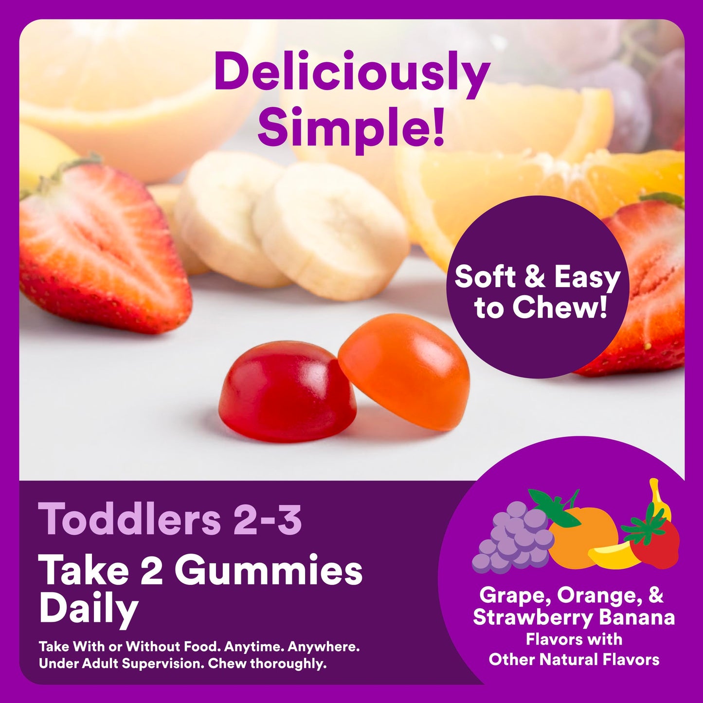 SmartyPants Toddler Multivitamin Gummy 120 Count