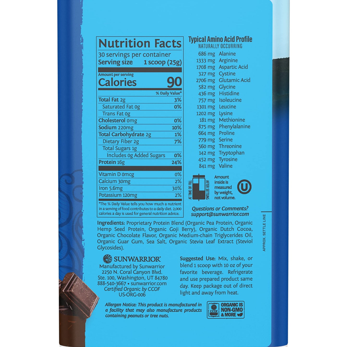 Sunwarrior Vegan Protein Powder & Creatine Monohydrate Powder, 20 Servings & 60 Servings