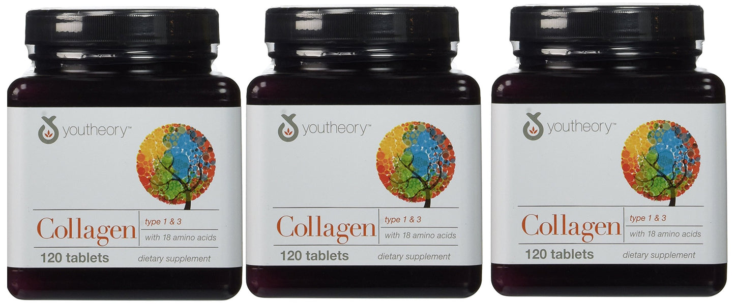 Youtheory Collagen Type I & III 360 Tablets